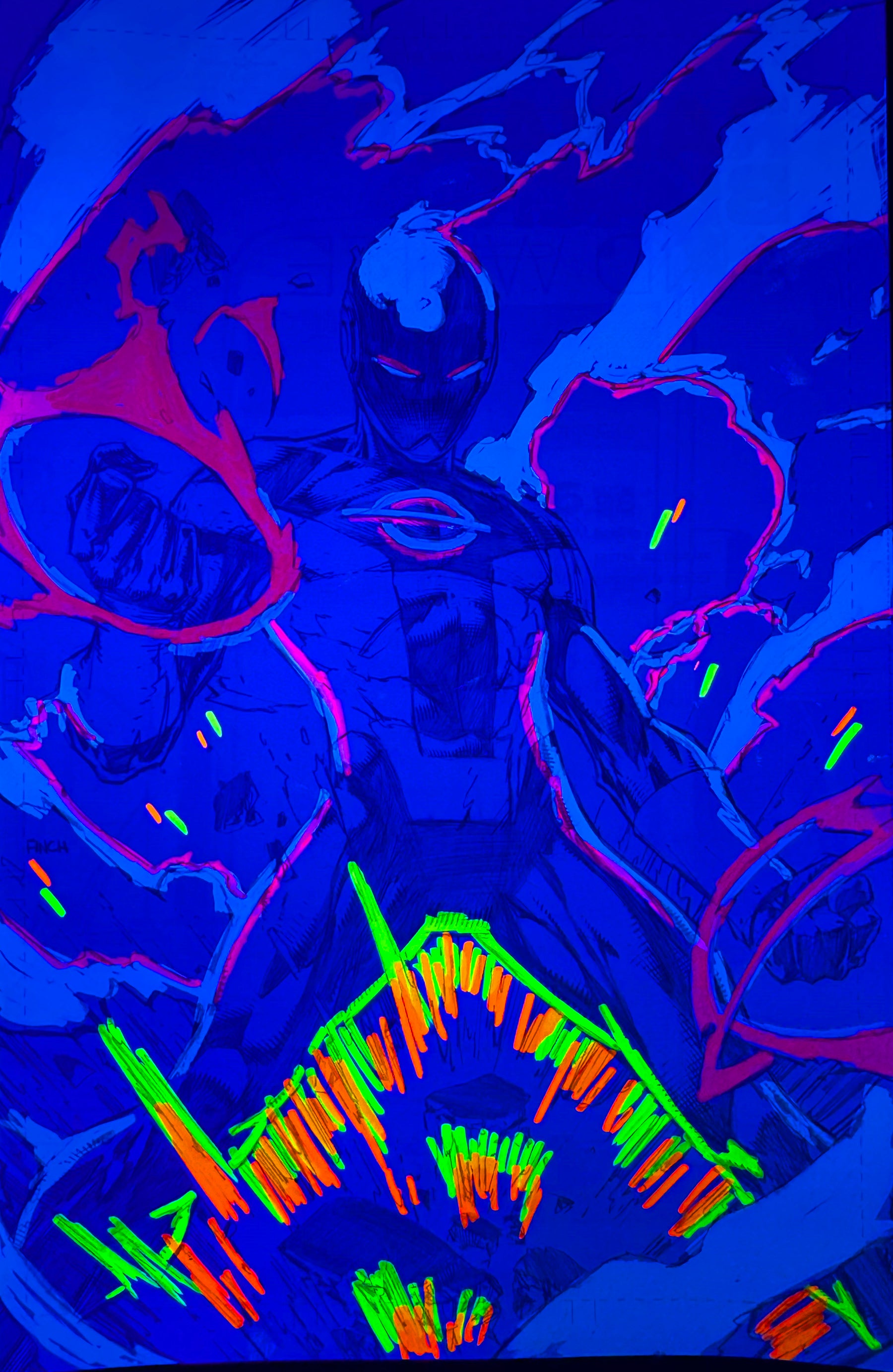 Radiant Black & White BLACK LIGHT REMARQUE BY KYLE HIGGINS