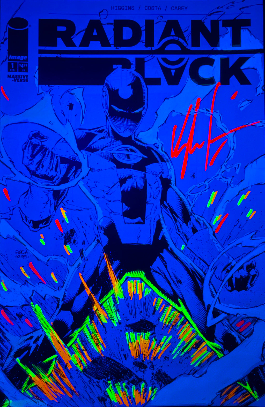 Radiant Black & White BLACK LIGHT REMARQUE BY KYLE HIGGINS