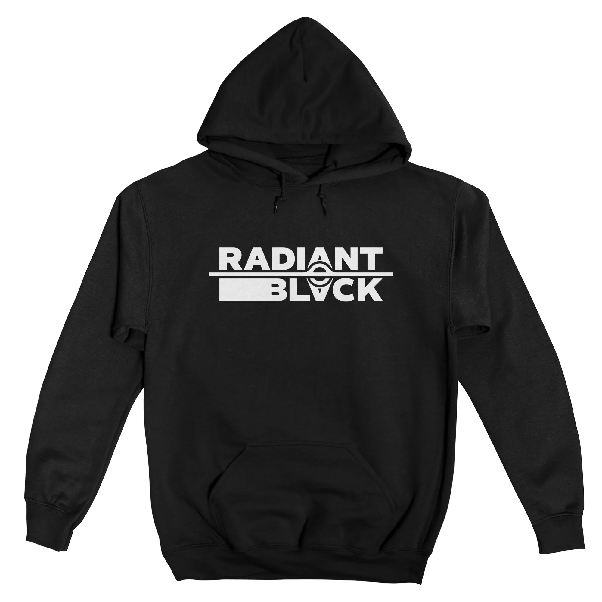 Radiant Black Title — Mens Pullover Hoody