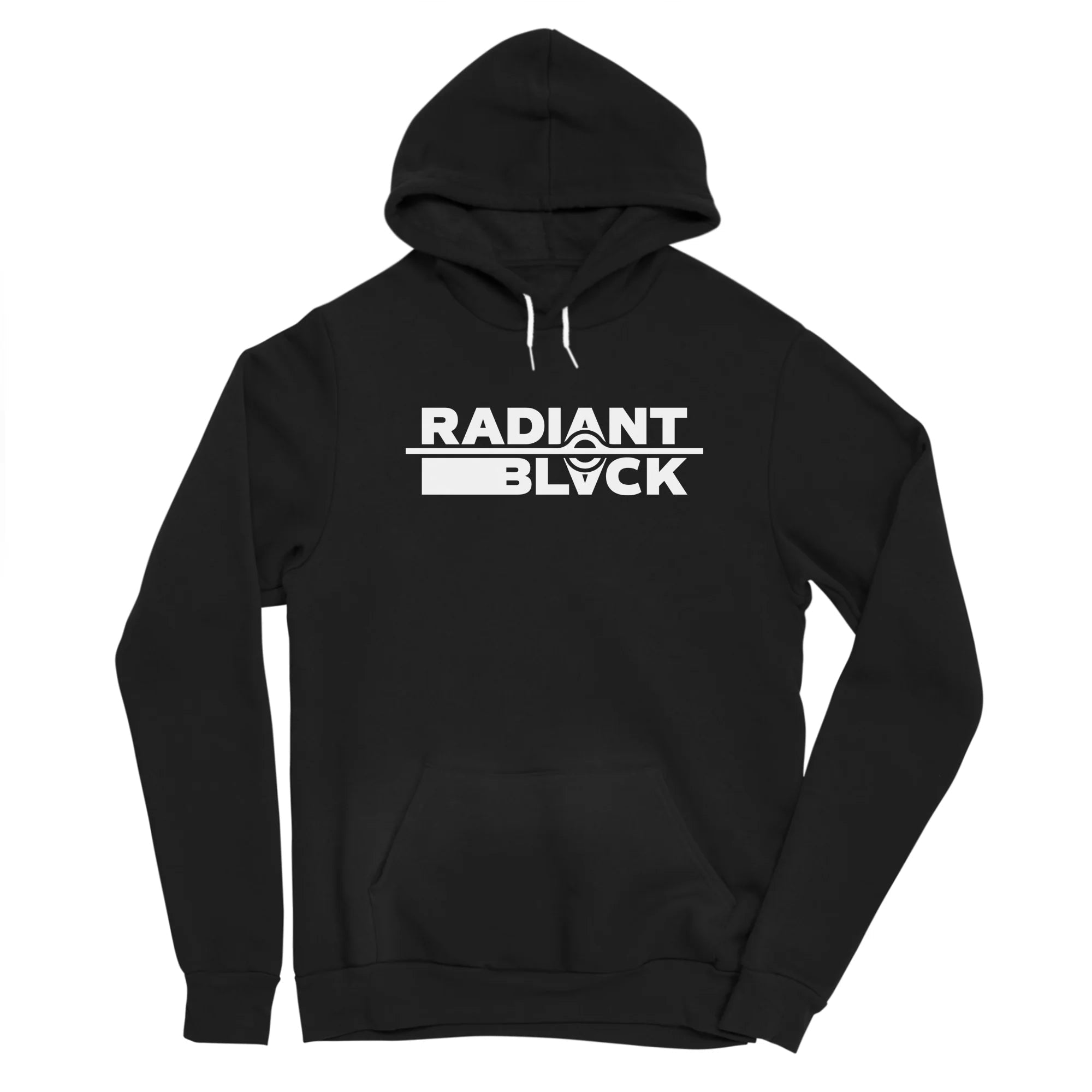 Radiant Black Title — Mens Pullover Hoody