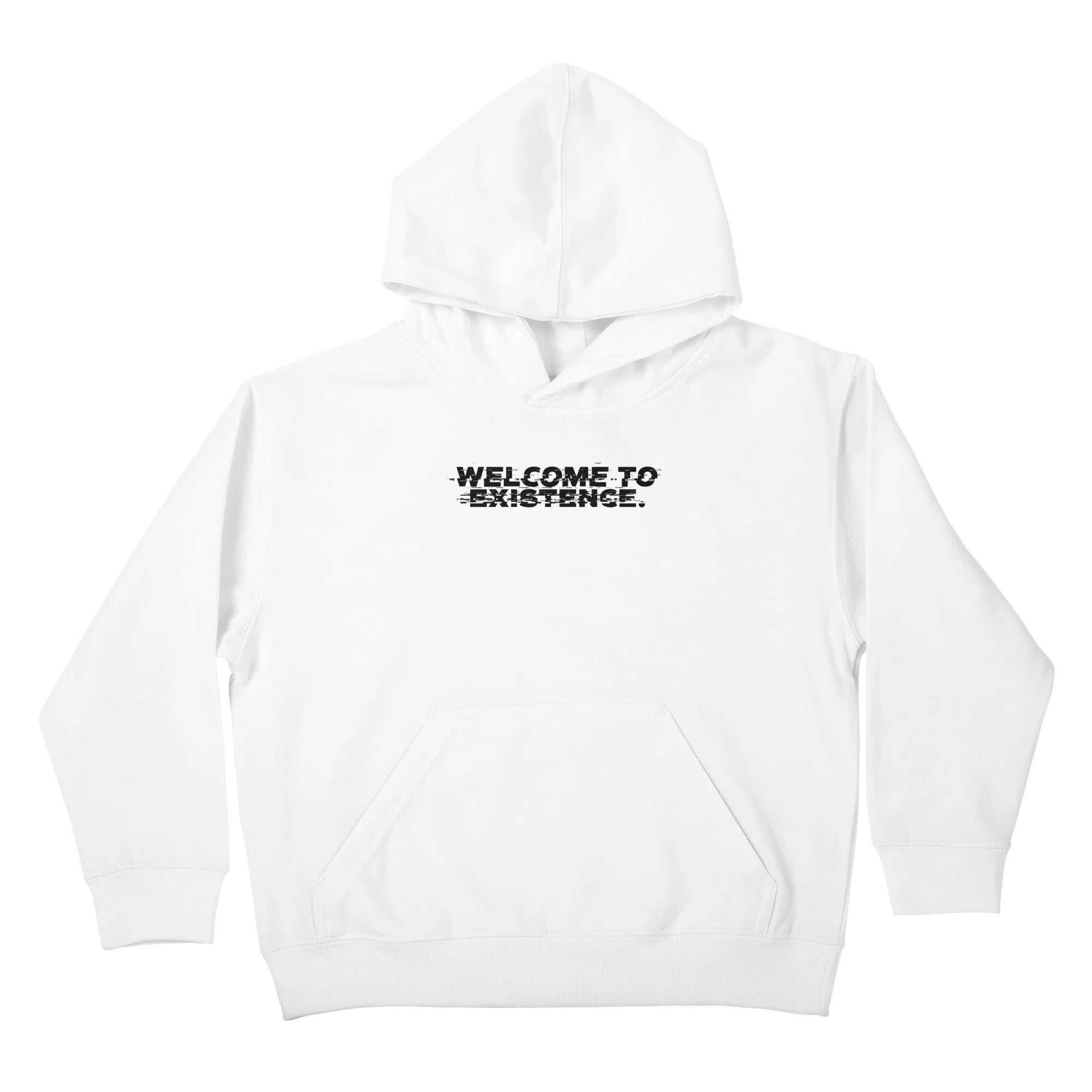 Welcome to Existence (Black Text) - Issue #10 Exclusive — Kids Pullover Hoody