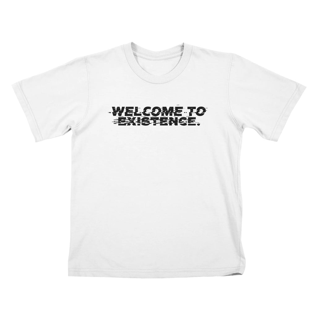 Welcome to Existence (Black Text) - Issue #10 Exclusive — Kids T Shirt