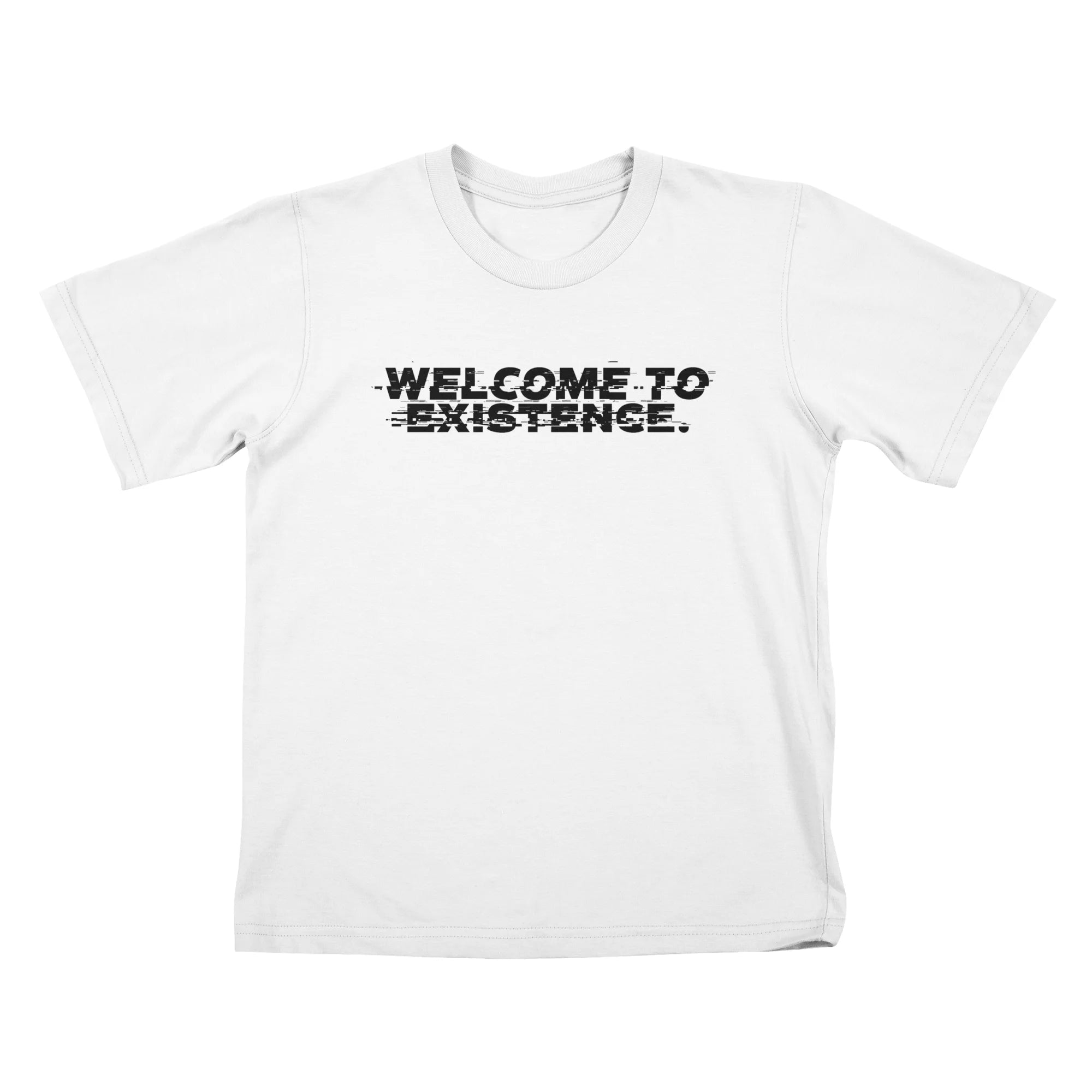 Welcome to Existence (Black Text) - Issue #10 Exclusive — Kids T Shirt