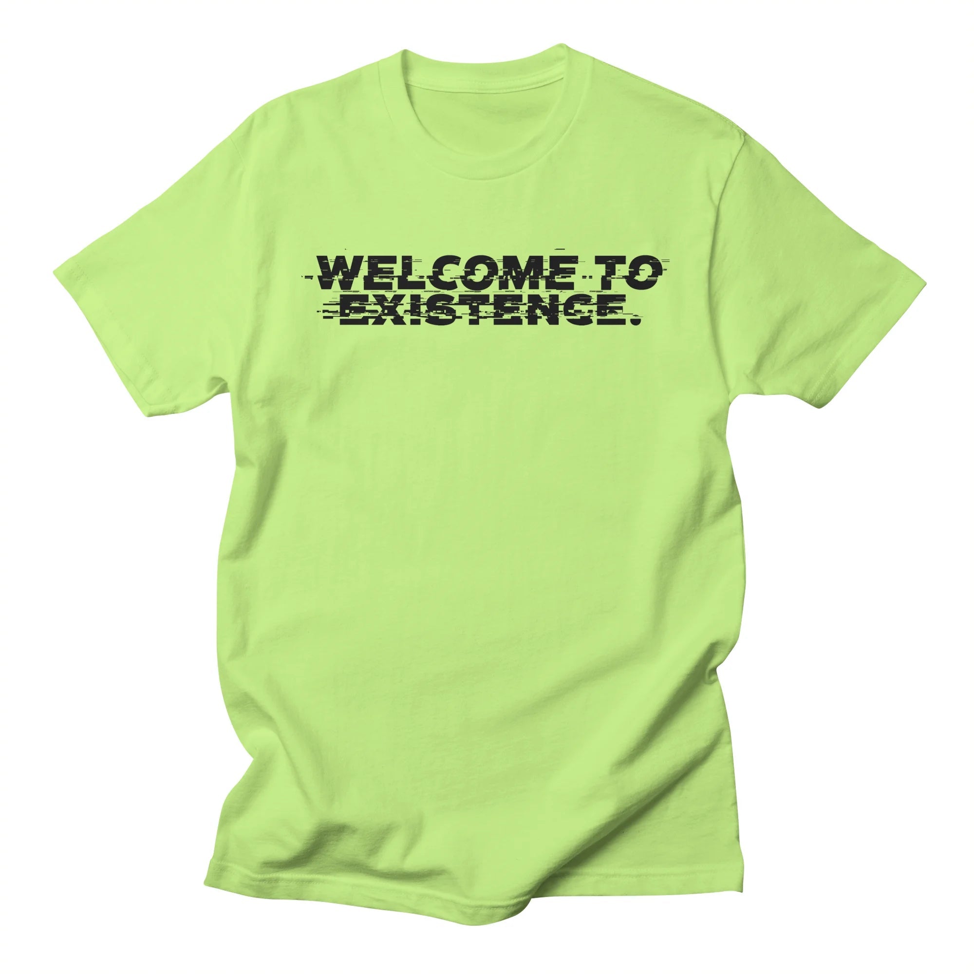 Welcome to Existence (Black Text) - Issue #10 Exclusive — Mens T Shirt