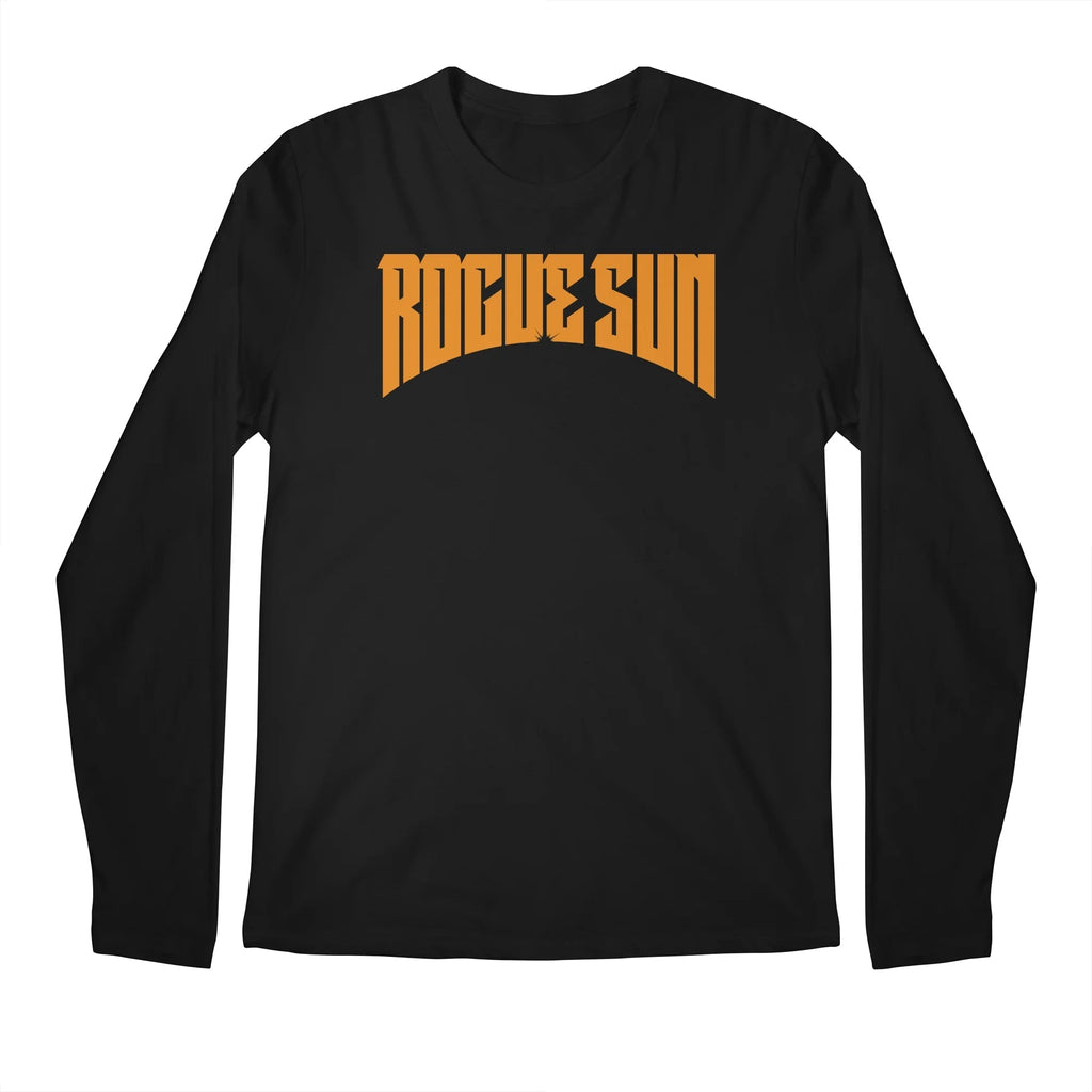 Rogue Sun Logo (Orange) — Mens Longsleeve T Shirt