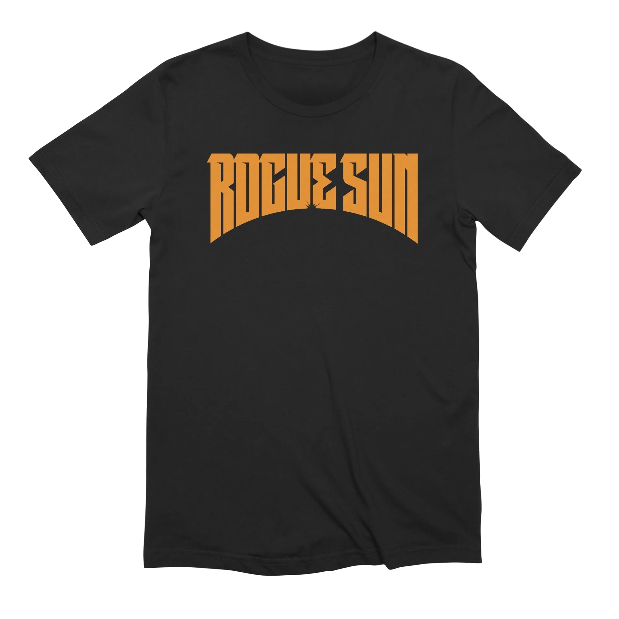 Rogue Sun Logo (Orange) — Mens T Shirt