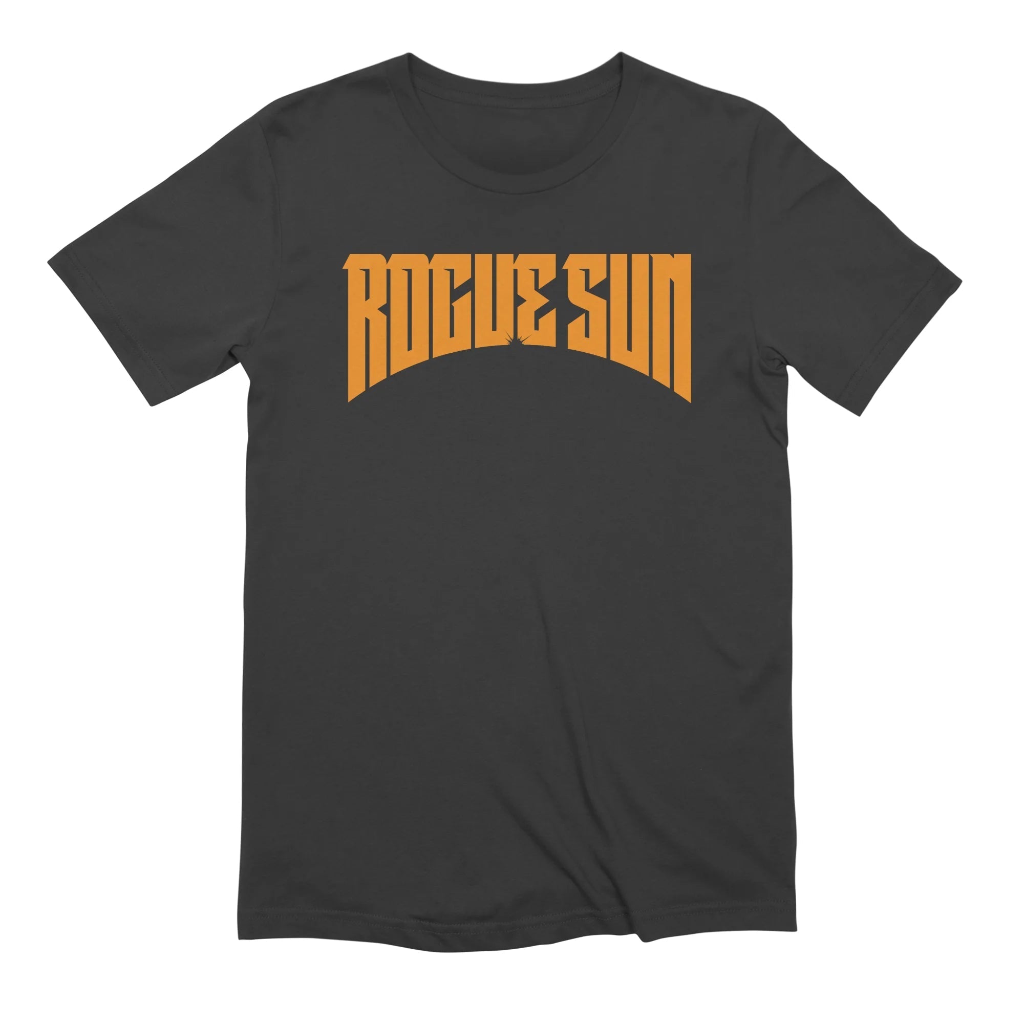 Rogue Sun Logo (Orange) — Mens T Shirt