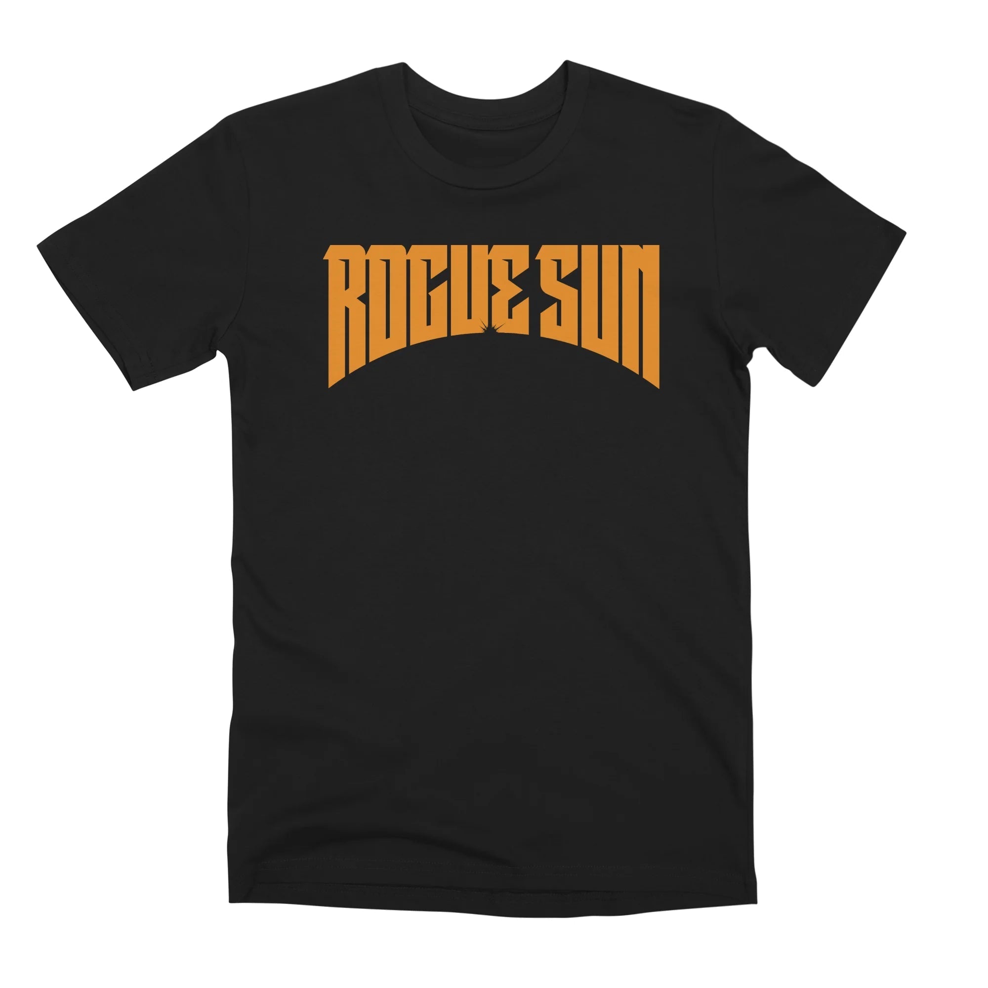 Rogue Sun Logo (Orange) — Mens T Shirt
