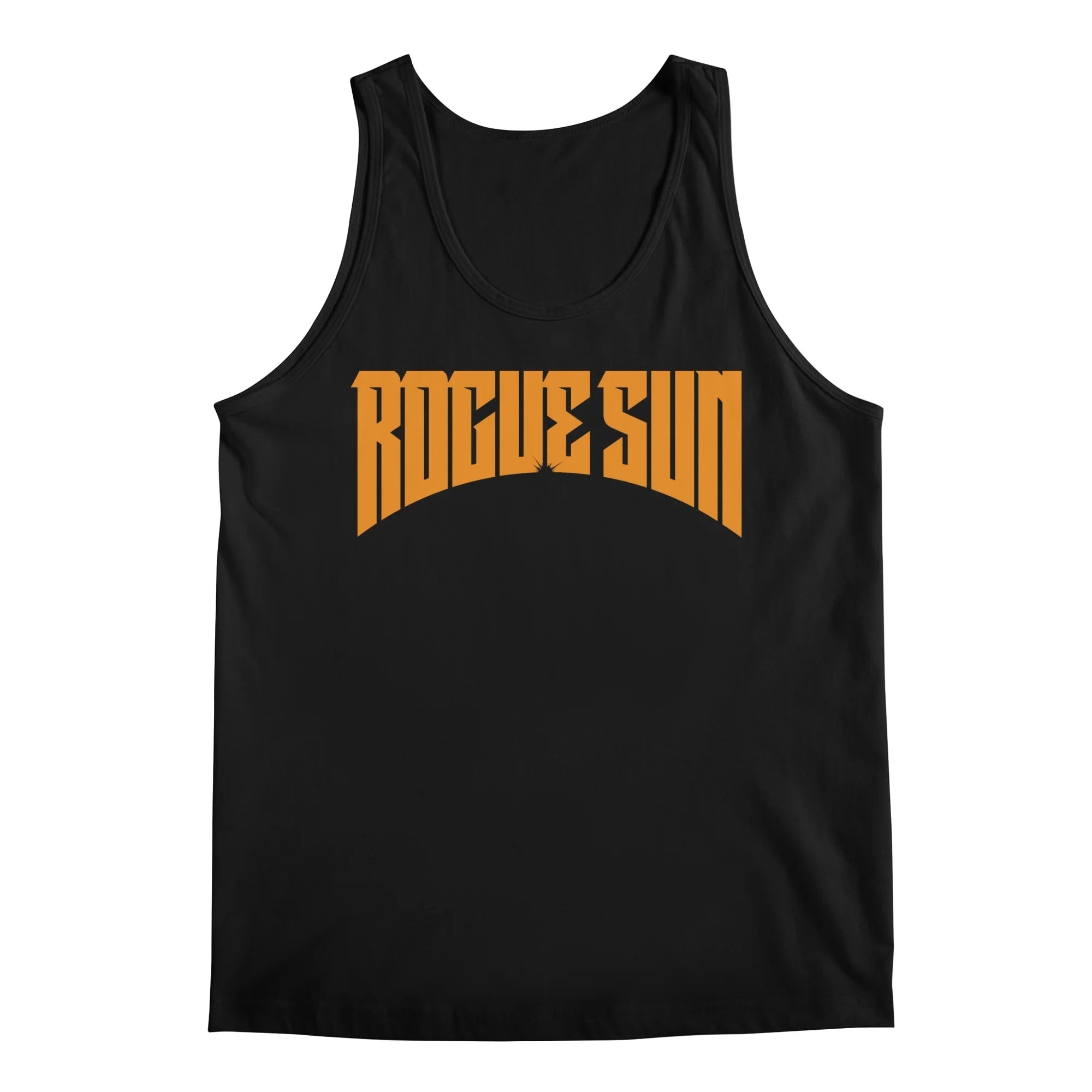 Rogue Sun Logo (Orange) — Mens Tank