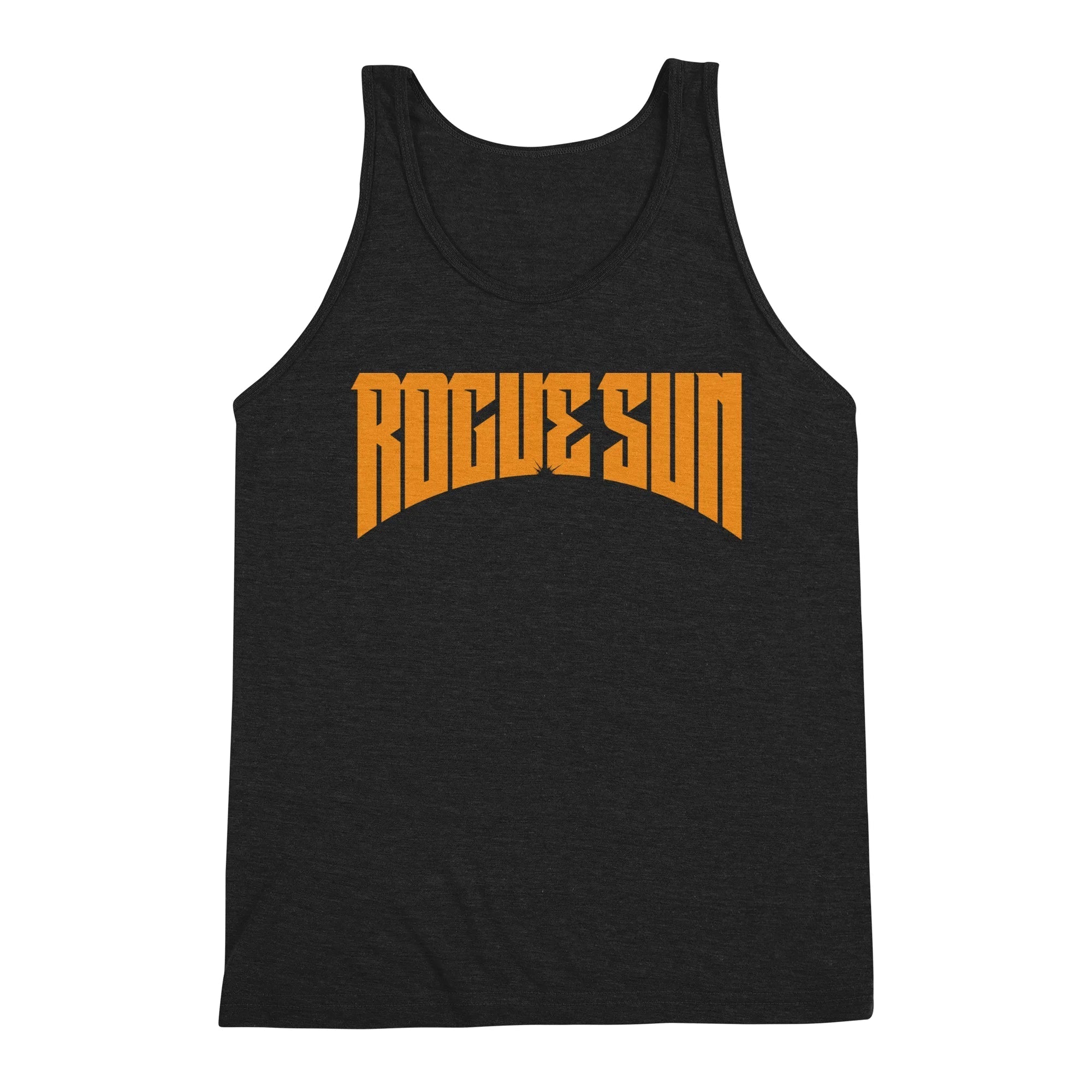 Rogue Sun Logo (Orange) — Mens Tank