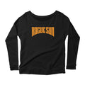 Rogue Sun Logo (Orange) — Womens Longsleeve T Shirt