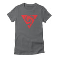 Inferno Girl Red - Symbol (Dark Shirts) — Womens T Shirt