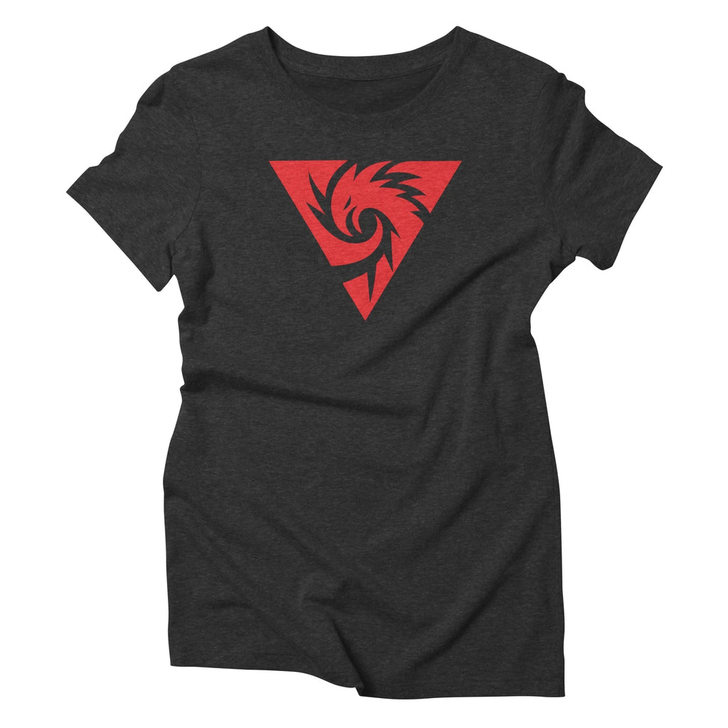 Inferno Girl Red - Symbol (Dark Shirts) — Womens T Shirt