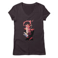 Inferno Girl Red - Ignite — Womens V Neck