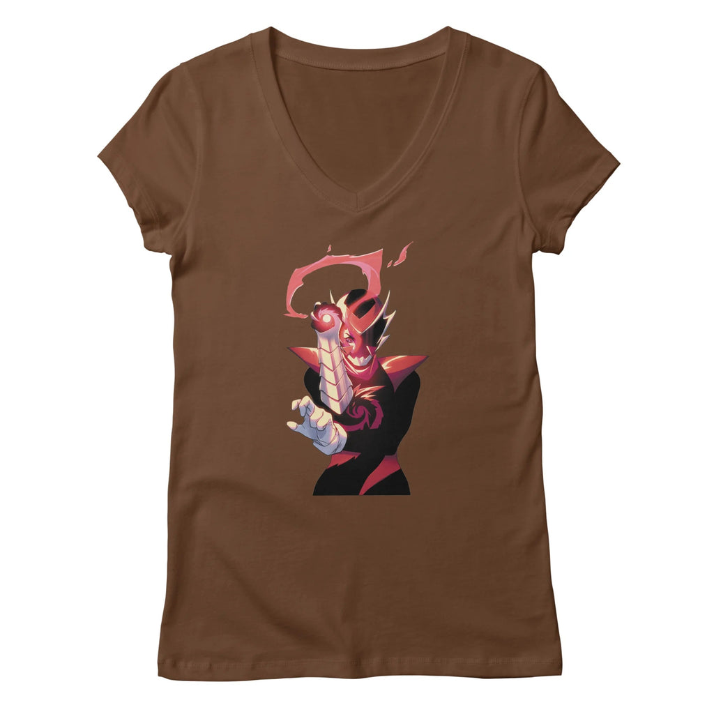 Inferno Girl Red - Ignite — Womens V Neck