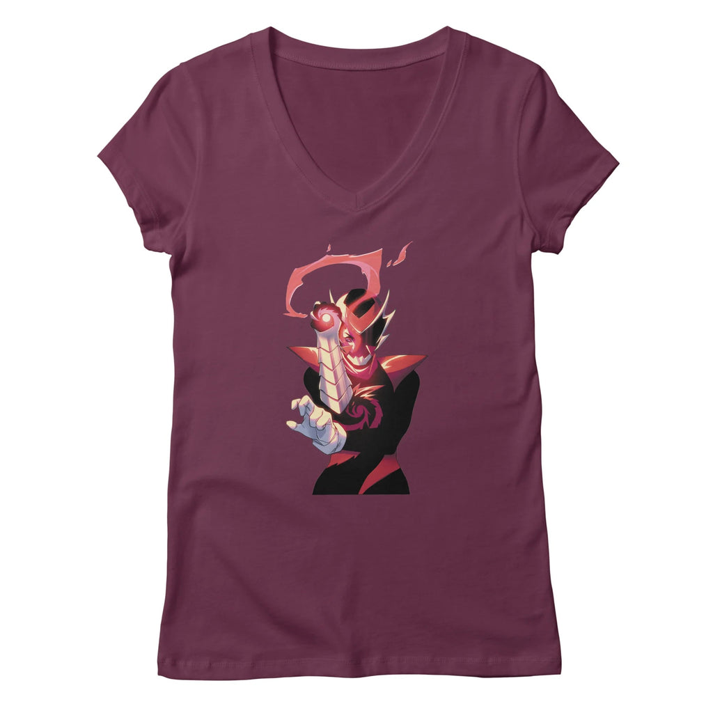 Inferno Girl Red - Ignite — Womens V Neck