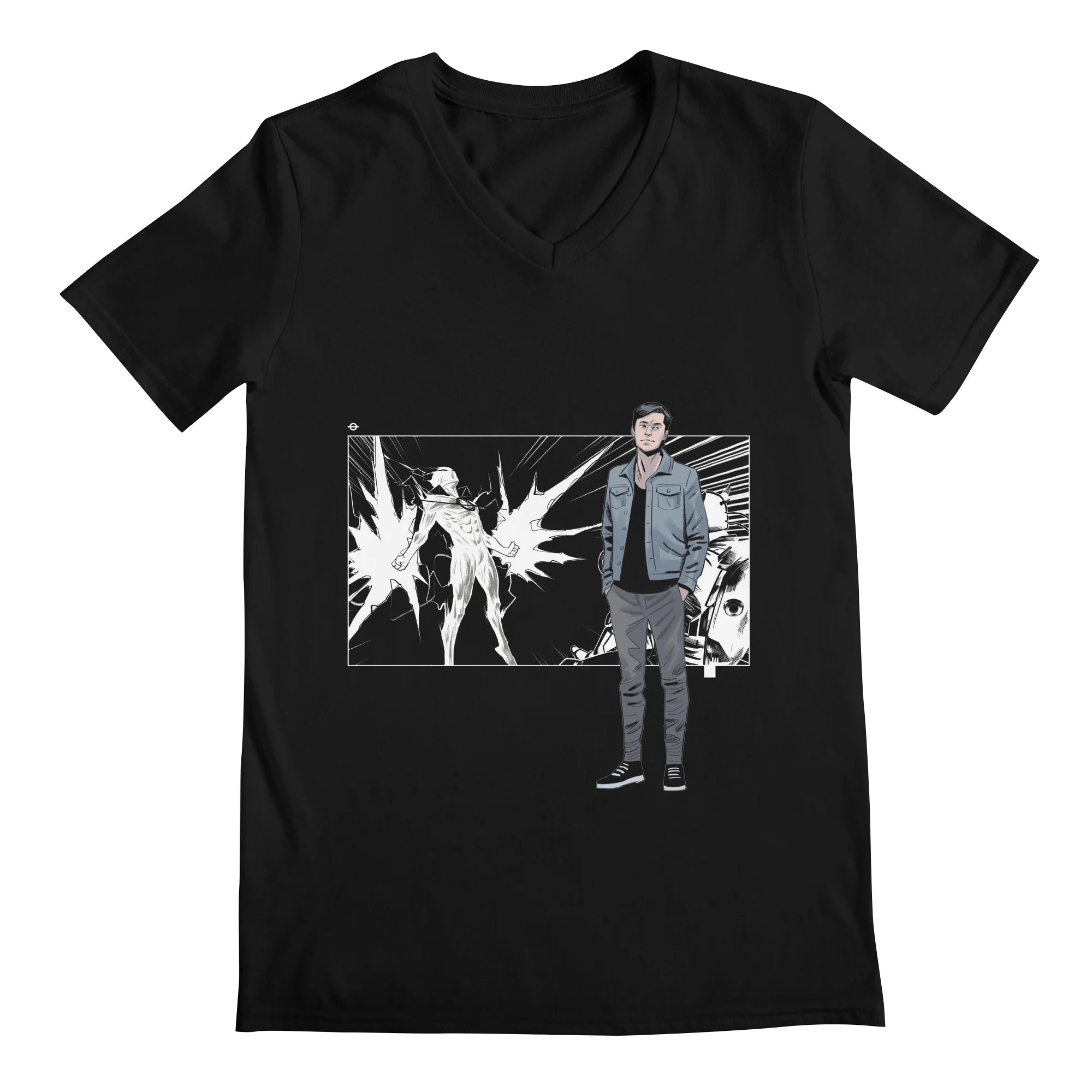 5 Years: Radiant Black (Marshall) — Mens V Neck