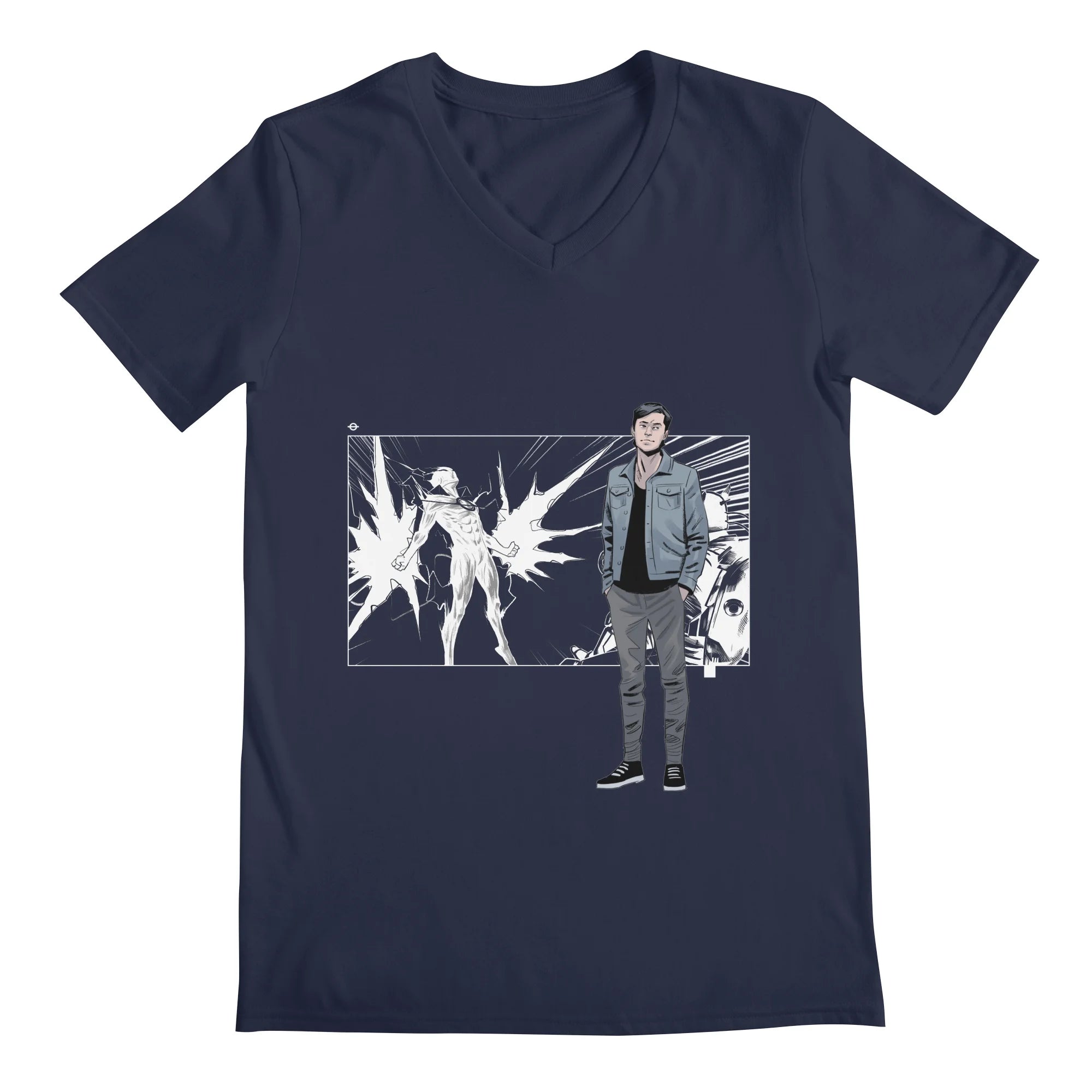 5 Years: Radiant Black (Marshall) — Mens V Neck