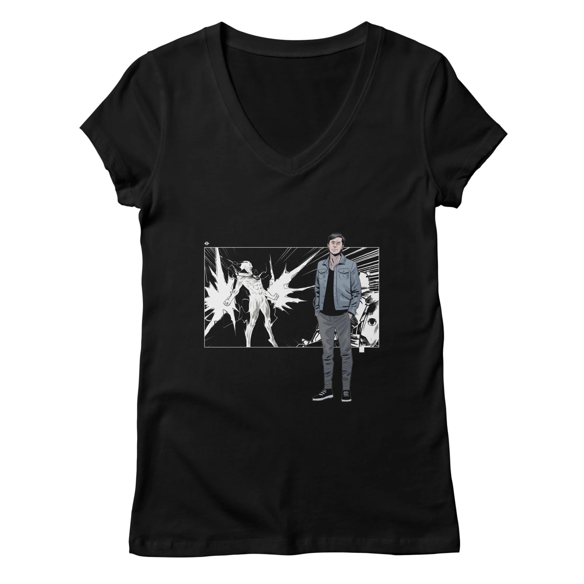 5 Years: Radiant Black (Marshall) — Womens V Neck