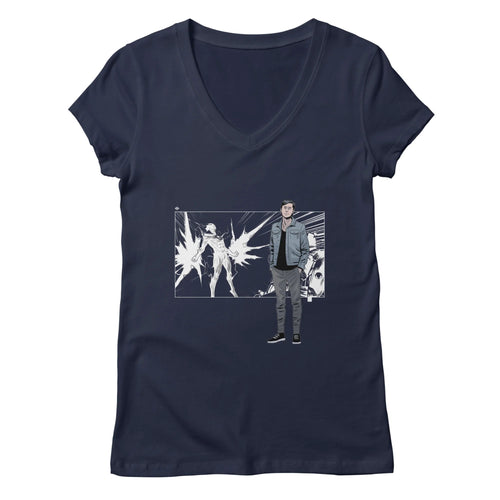 5 Years: Radiant Black (Marshall) — Womens V Neck