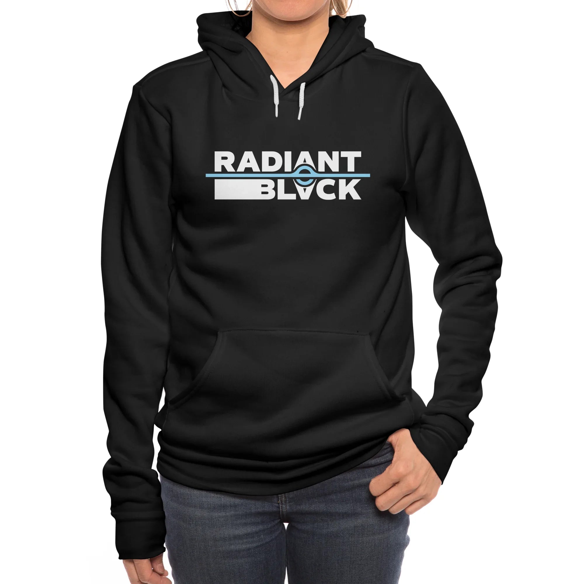 Radiant Black Title — Womens Pullover Hoody