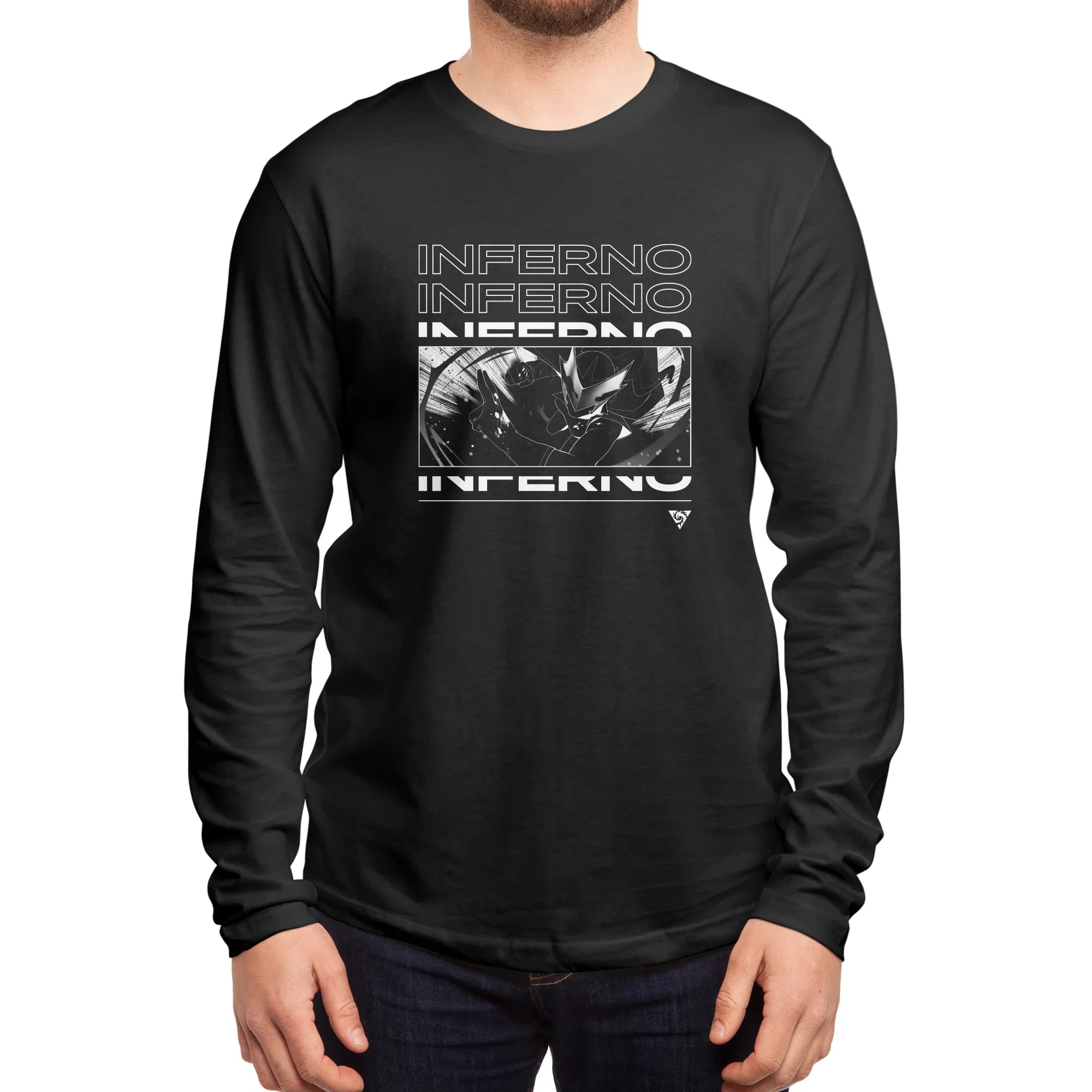 Inferno Girl Red - NYCC — Mens Longsleeve T Shirt