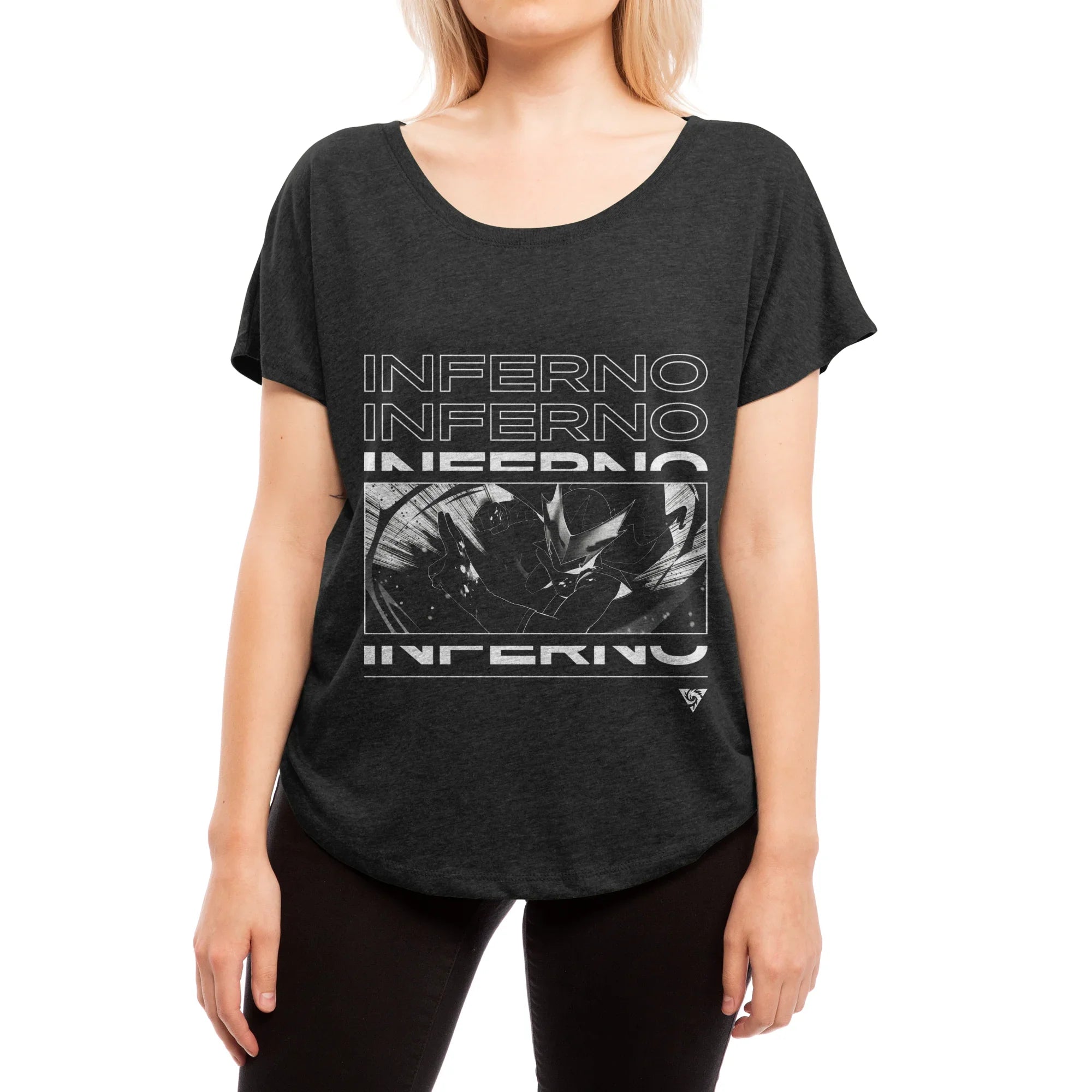 Inferno Girl Red - NYCC — Womens Scoop Neck