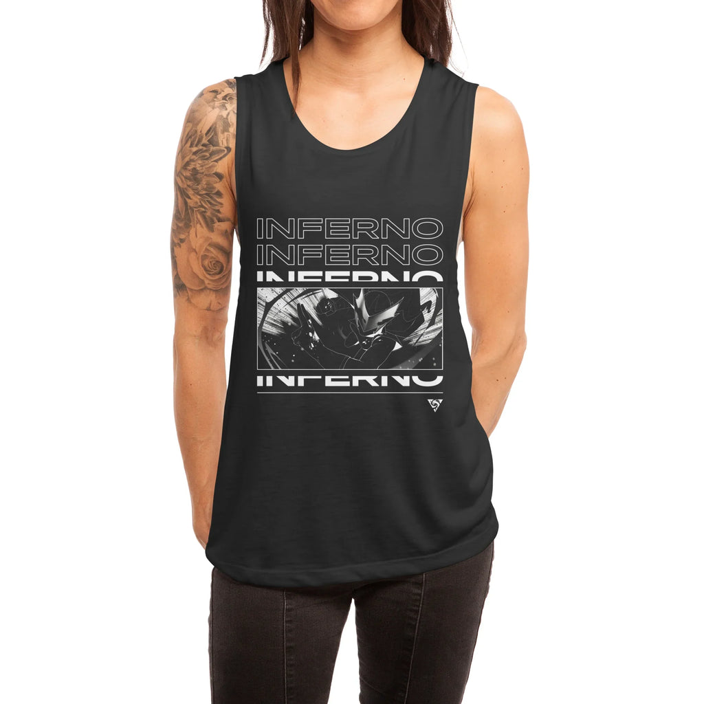 Inferno Girl Red - NYCC — Womens Tank