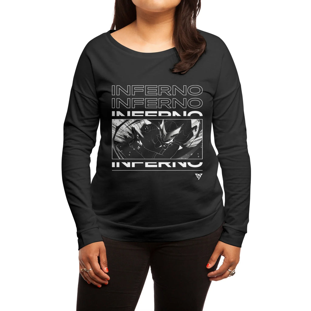 Inferno Girl Red - NYCC — Womens Longsleeve T Shirt