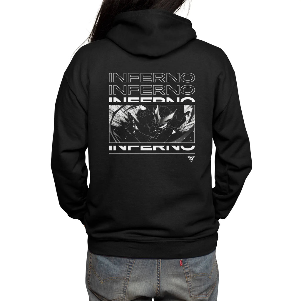 Inferno Girl Red - NYCC — Mens Zip Up Hoody