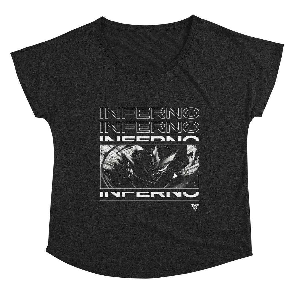 Inferno Girl Red - NYCC — Womens Scoop Neck