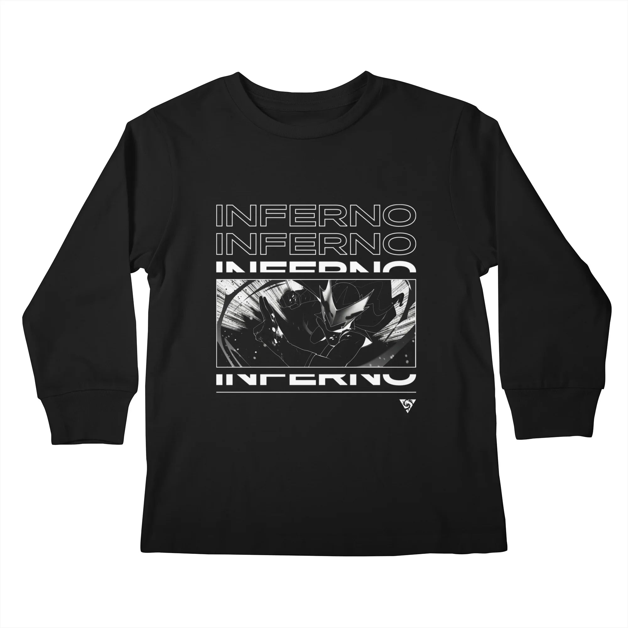 Inferno Girl Red - NYCC — Kids Longsleeve T Shirt