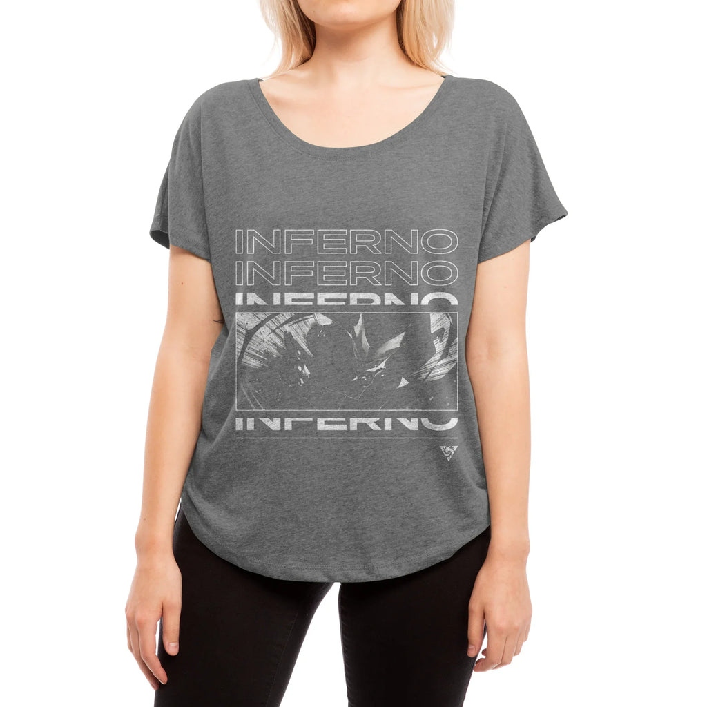 Inferno Girl Red - NYCC — Womens Scoop Neck