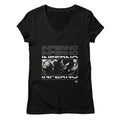 Inferno Girl Red - NYCC — Womens V Neck