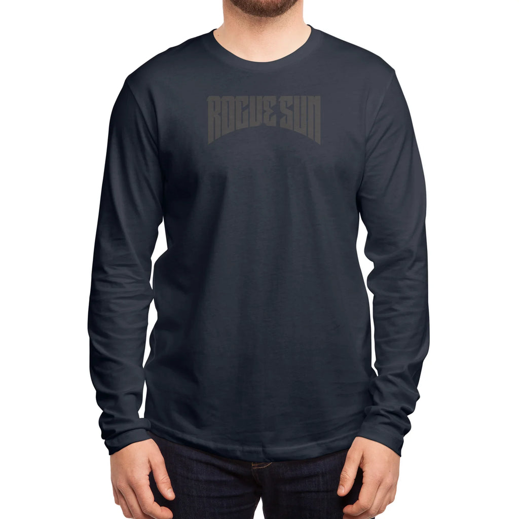Rogue Sun Logo (Black) — Mens Longsleeve T Shirt