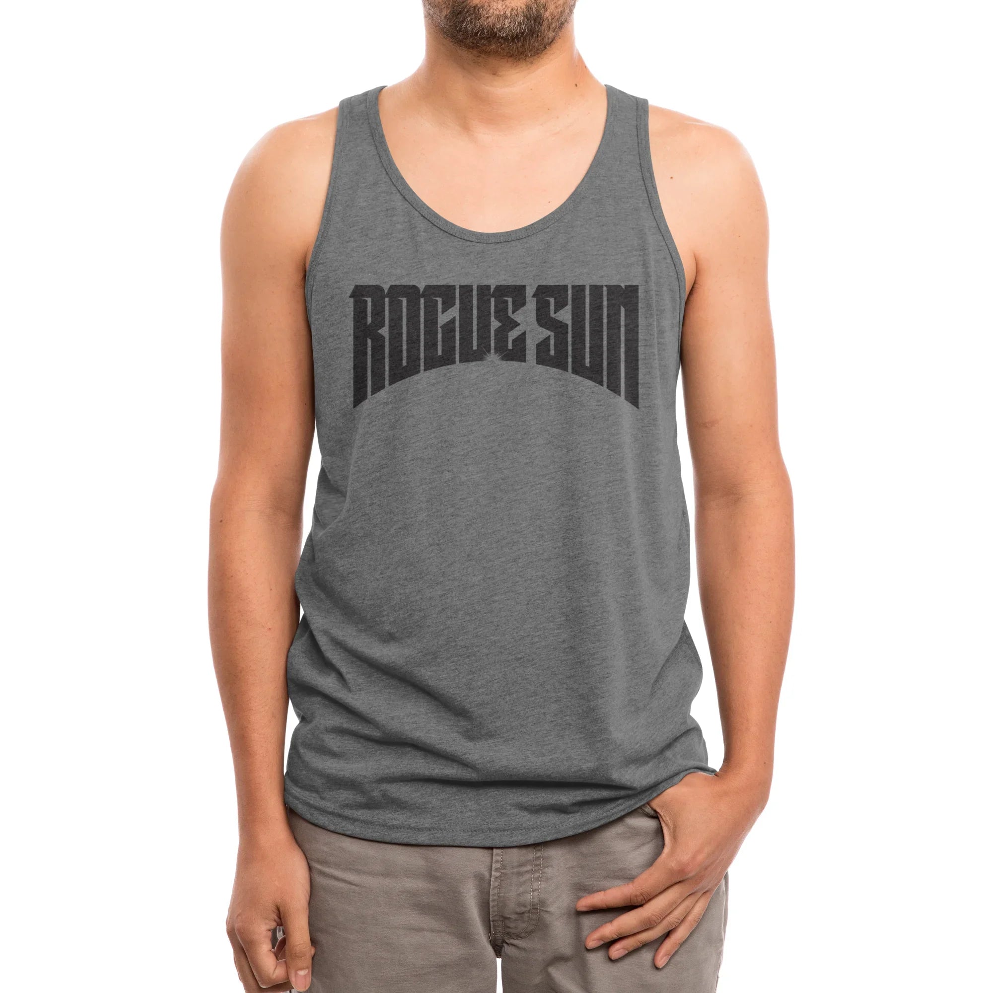 Rogue Sun Logo (Black) — Mens Tank