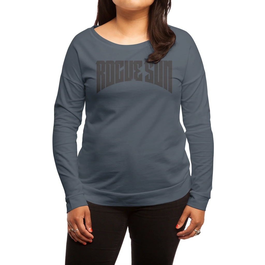 Rogue Sun Logo (Black) — Womens Longsleeve T Shirt