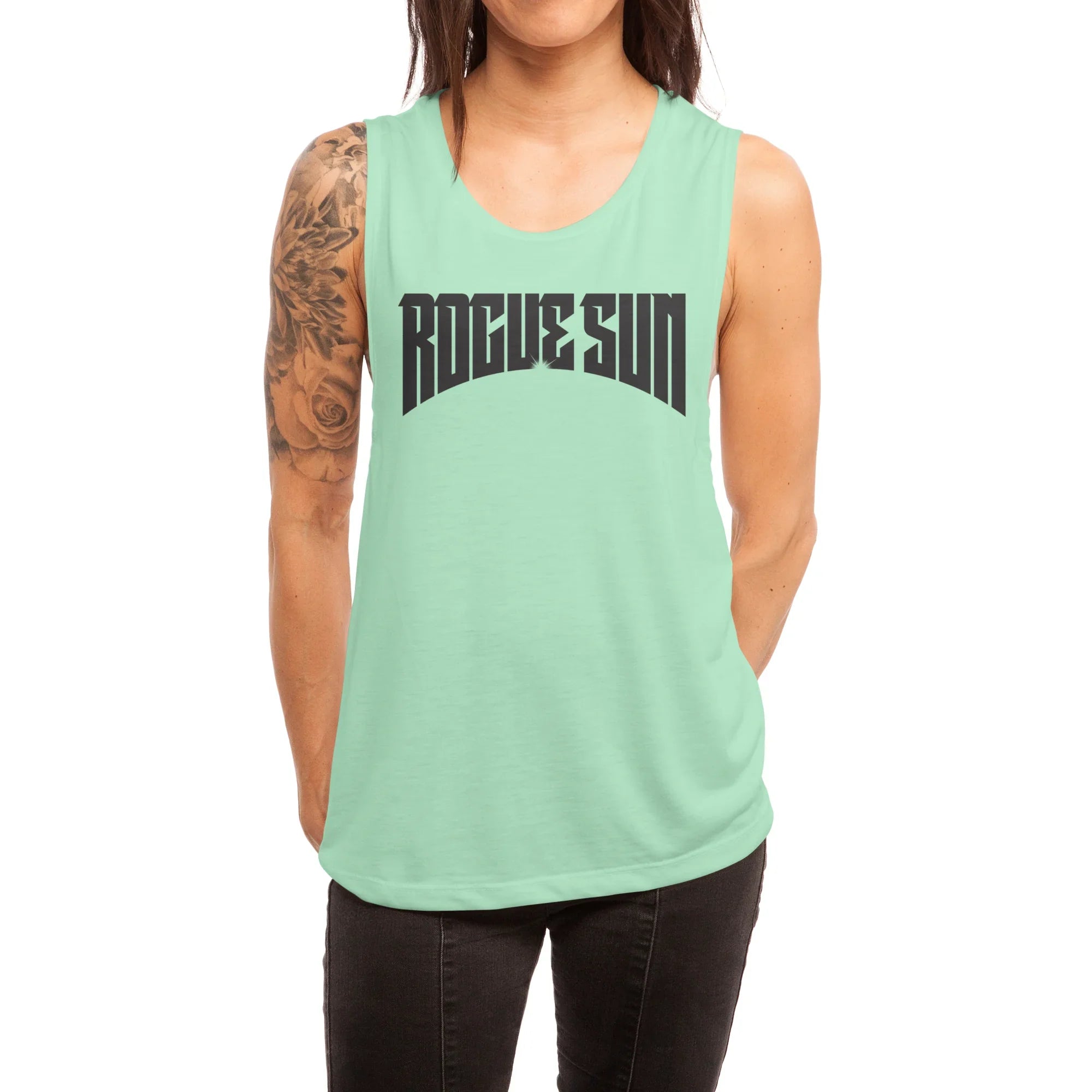 Rogue Sun Logo (Black) — Womens Tank