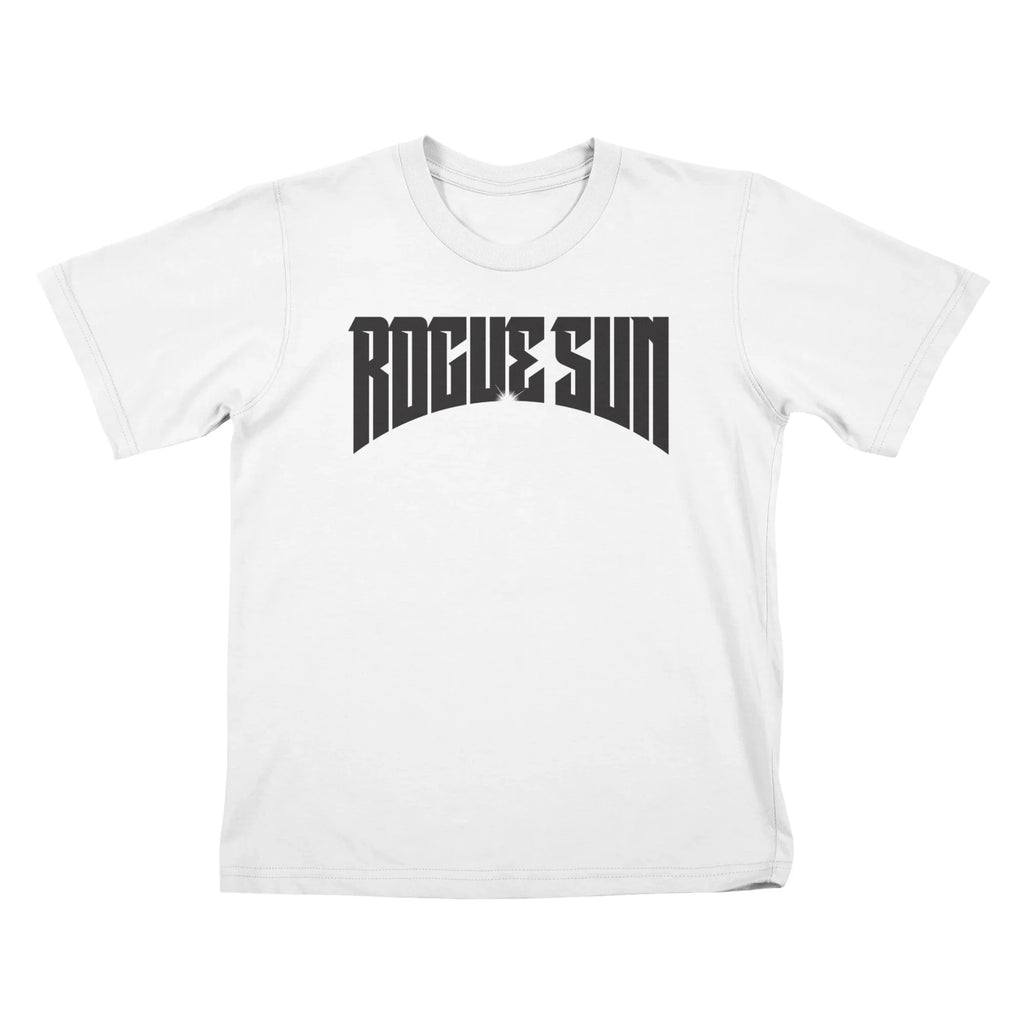 Rogue Sun Logo (Black) — Kids T Shirt