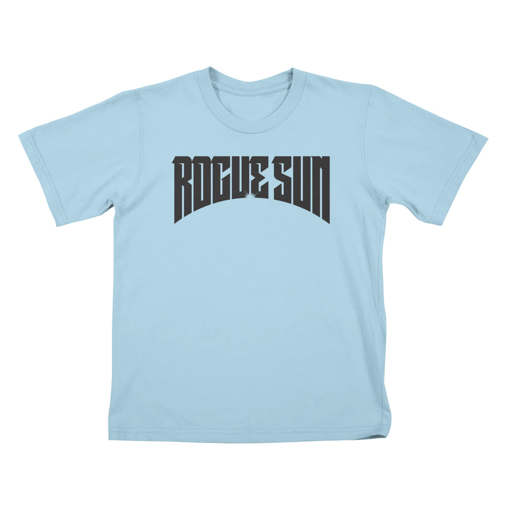 Rogue Sun Logo (Black) — Kids T Shirt