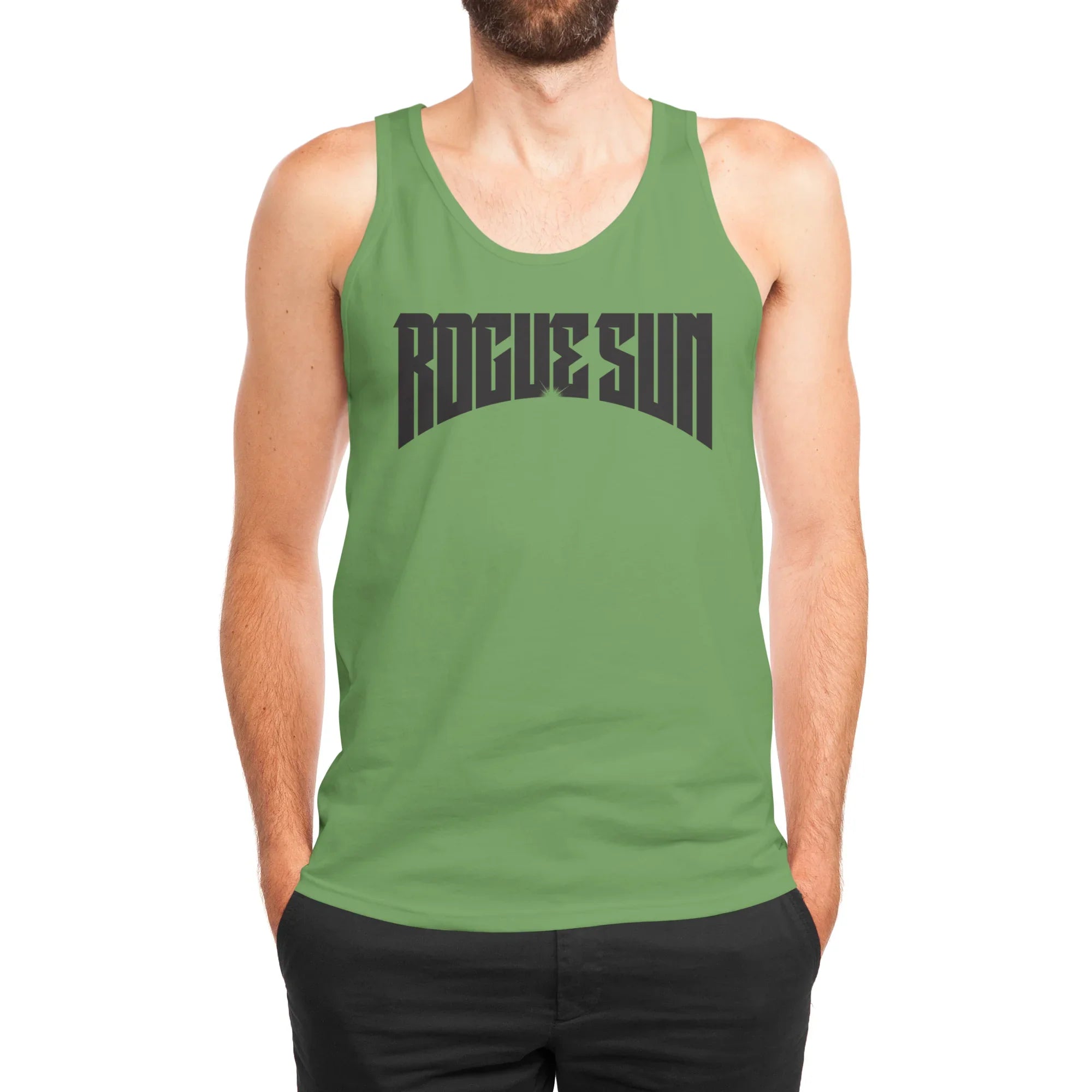 Rogue Sun Logo (Black) — Mens Tank