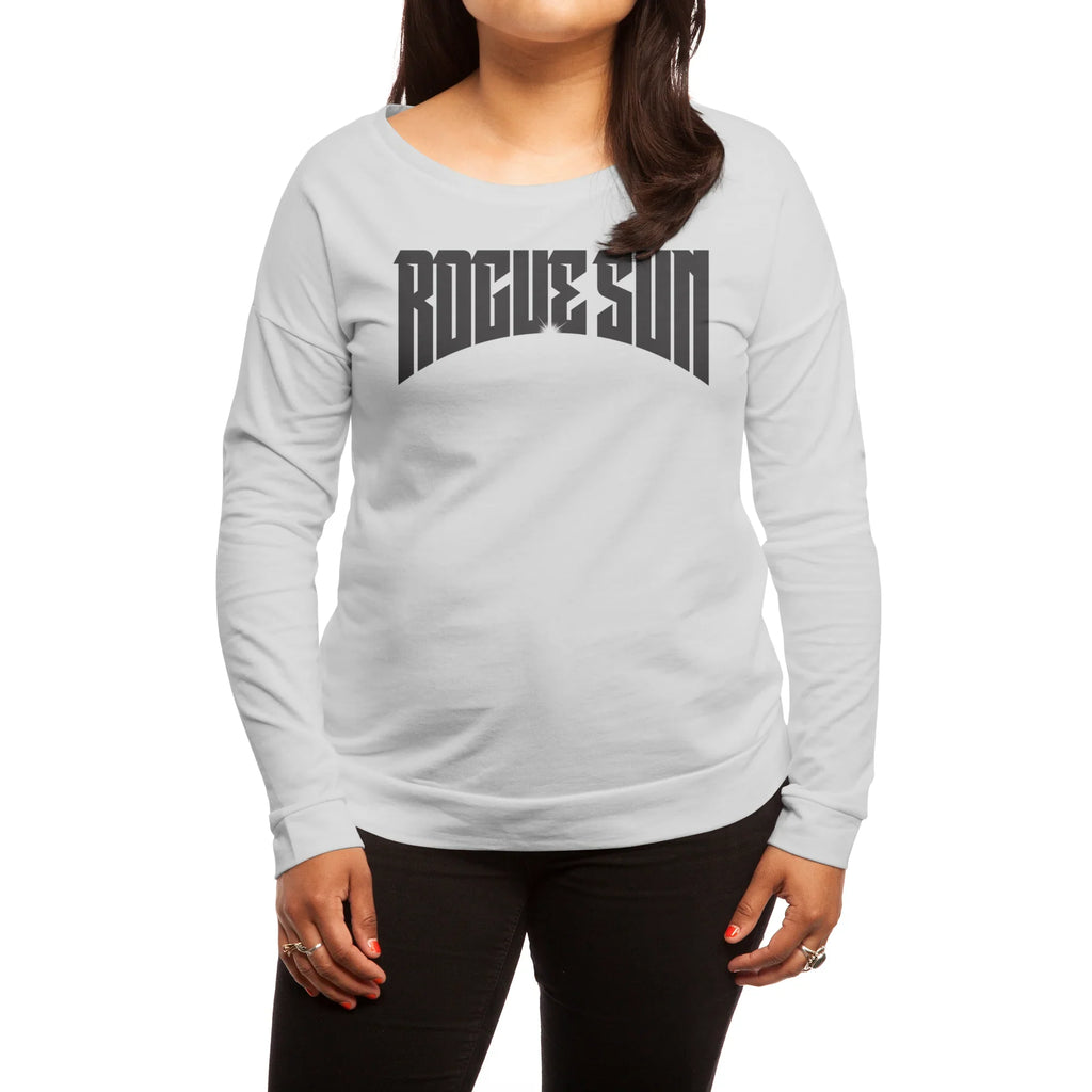 Rogue Sun Logo (Black) — Womens Longsleeve T Shirt