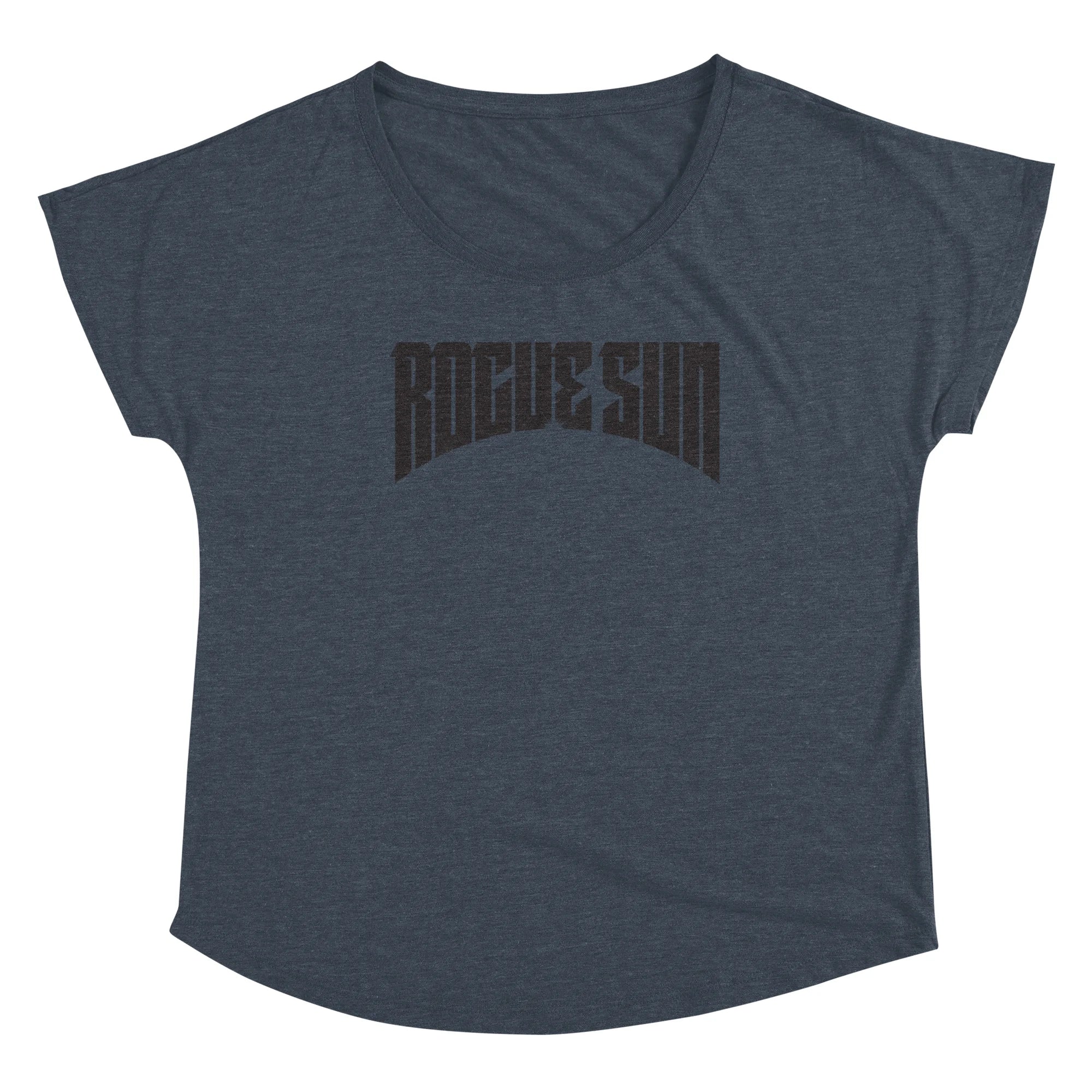 Rogue Sun Logo (Black) — Womens Scoop Neck