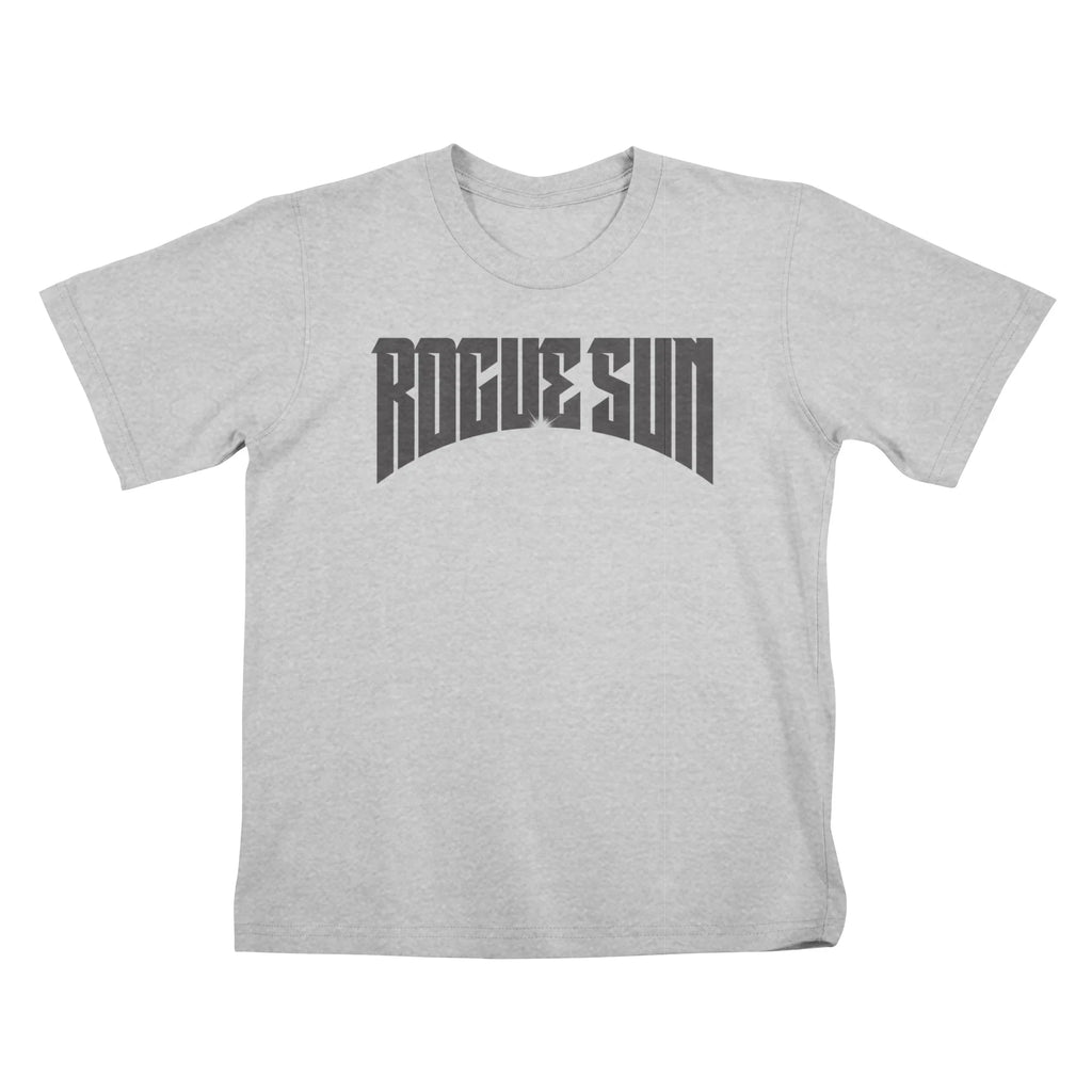 Rogue Sun Logo (Black) — Kids T Shirt