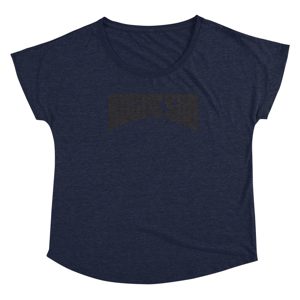 Rogue Sun Logo (Black) — Womens Scoop Neck