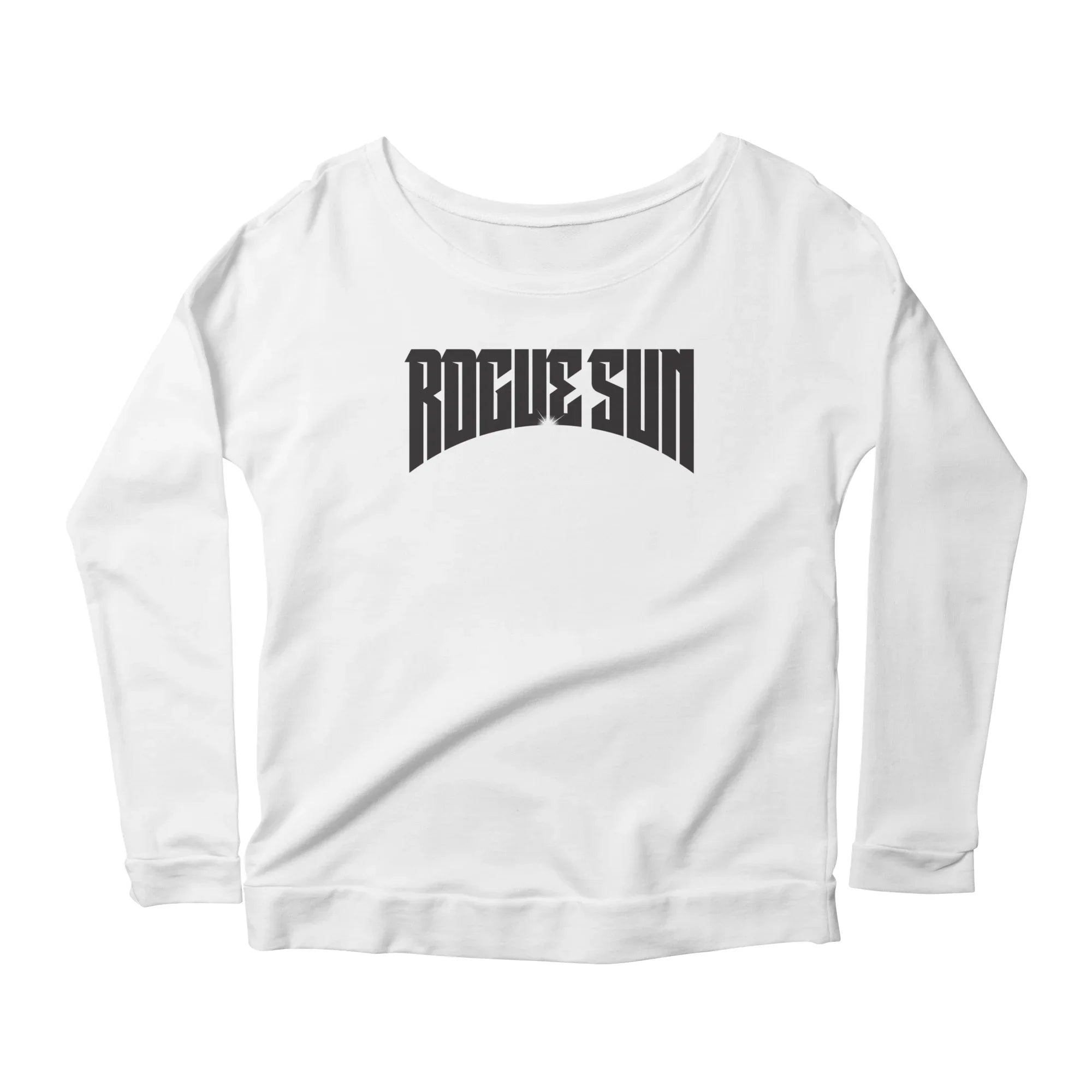 Rogue Sun Logo (Black) — Womens Longsleeve T Shirt