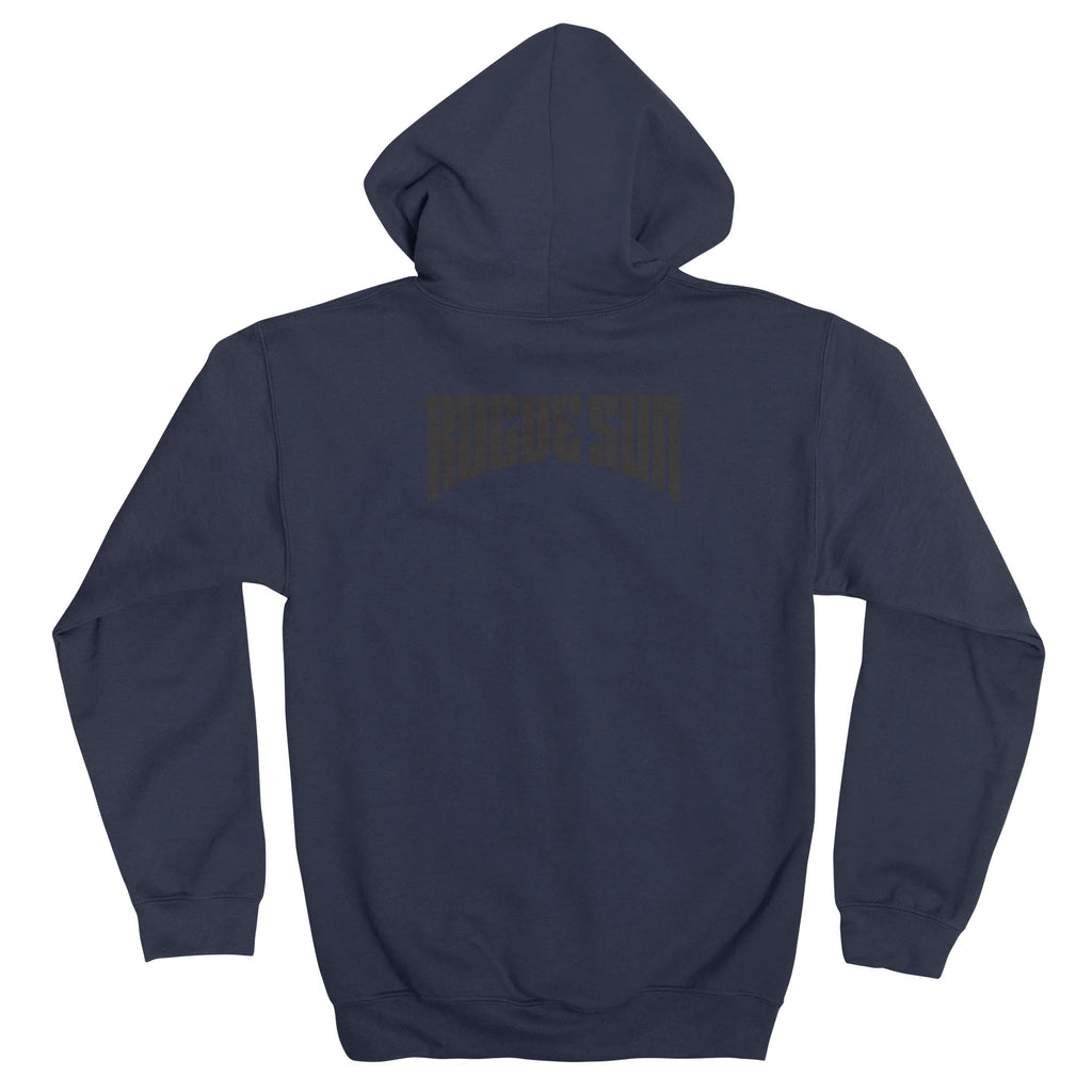 Rogue Sun Logo (Black) — Mens Zip Up Hoody