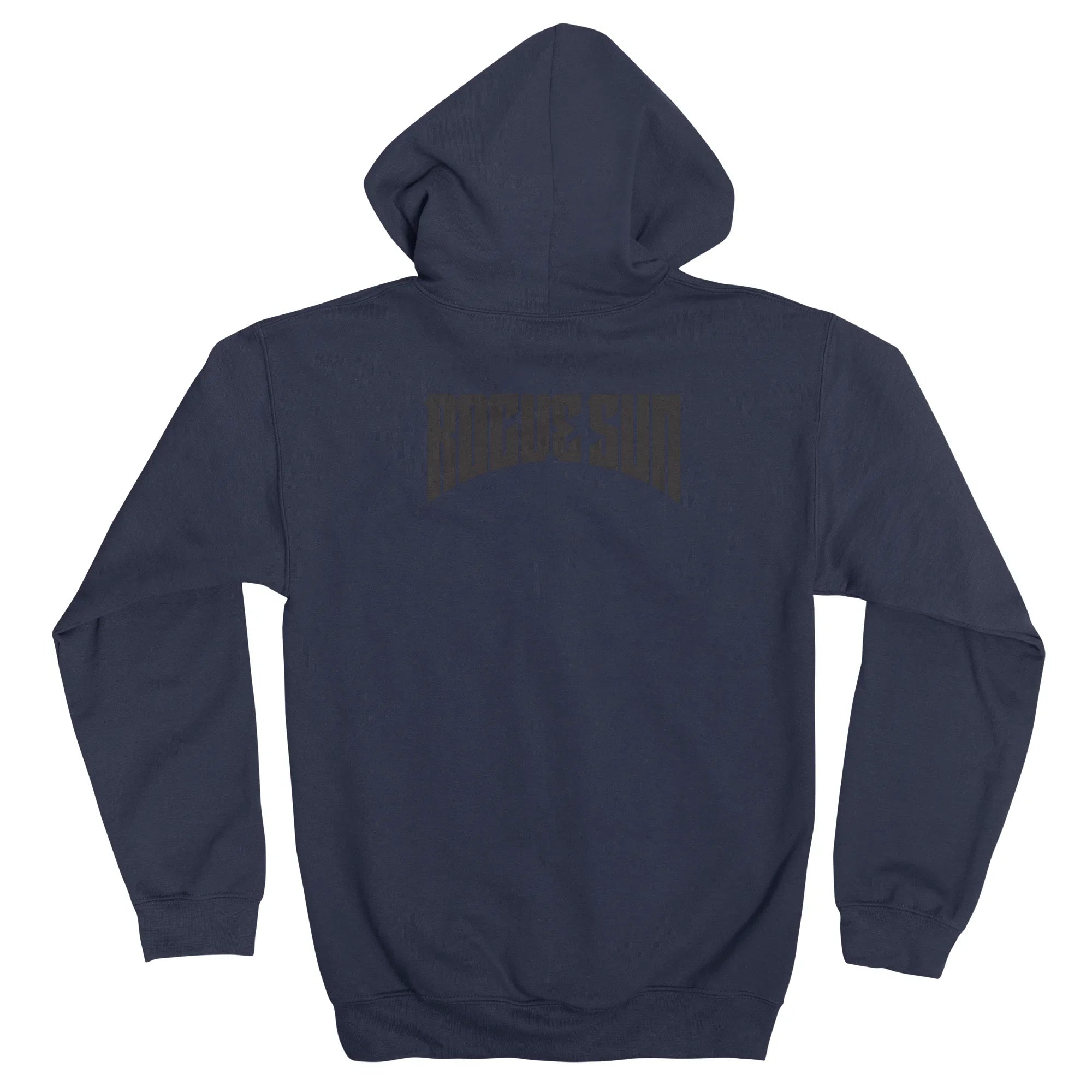 Rogue Sun Logo (Black) — Mens Zip Up Hoody