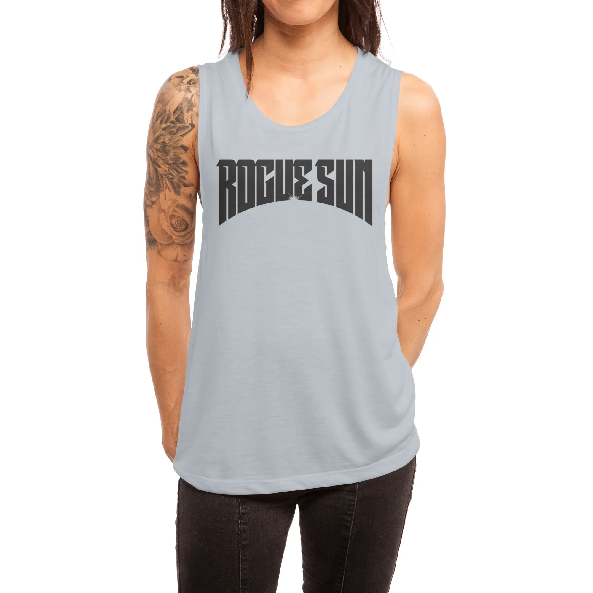 Rogue Sun Logo (Black) — Womens Tank
