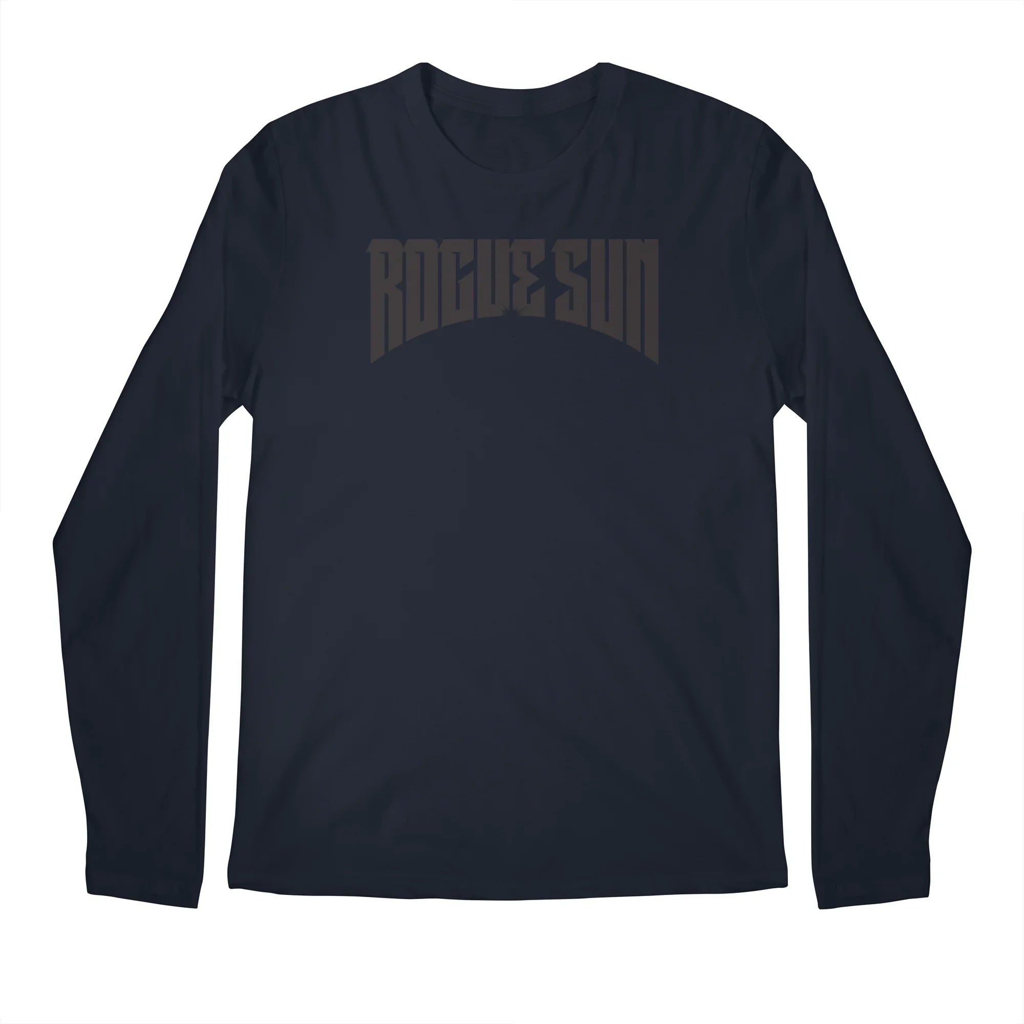 Rogue Sun Logo (Black) — Mens Longsleeve T Shirt